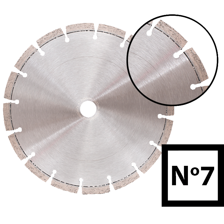 Abraboro 115 x 22.23 mm No.7 univerzális gyémánttárcsa termék fő termékképe