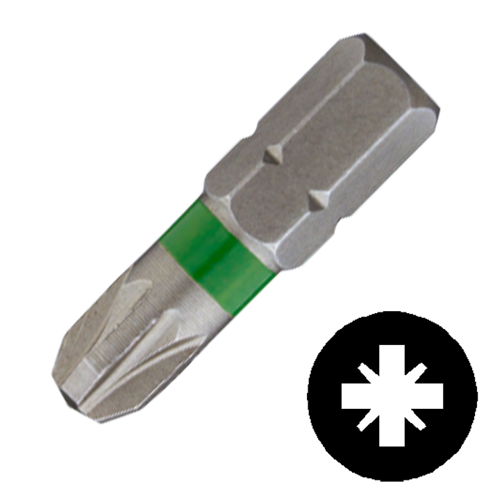 Abraboro PZ 3 x 25 mm Pozidrive POWER bit, 25 db/csomag termék fő termékképe