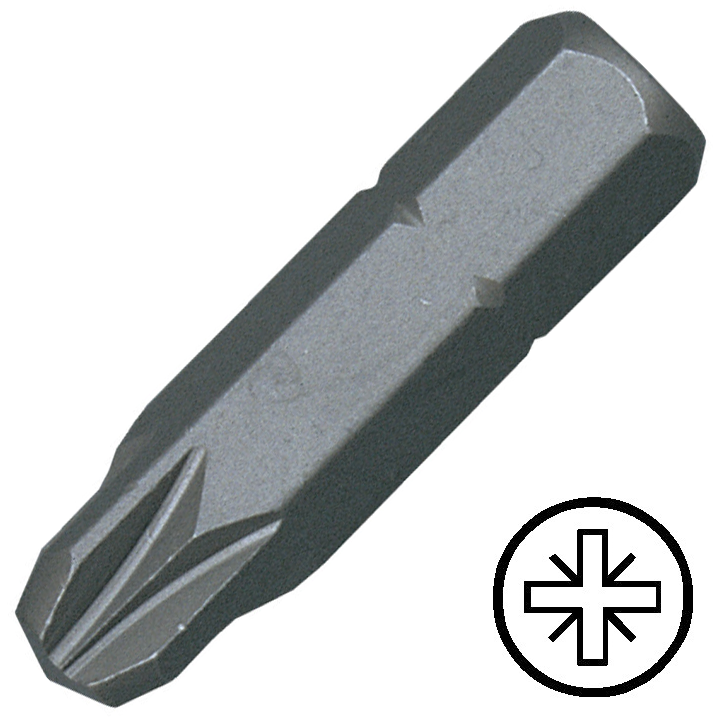 KENNEDY No.4 Pozidriv csavarhúzó bit 5/16" hatszög illesztéssel, 32 mm termék fő termékképe