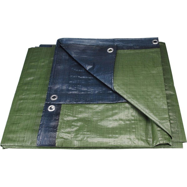 EXTOL Takaróponyva, vízálló, de nem UV álló; 150g/nm, 10×15m névleges méret, valós méret: 9,8×14,8m, PE, lefűző lyukakkal termék fő termékképe