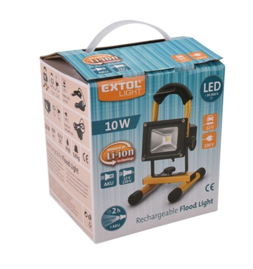 EXTOL Hordozható LED reflektor termék fő termékképe