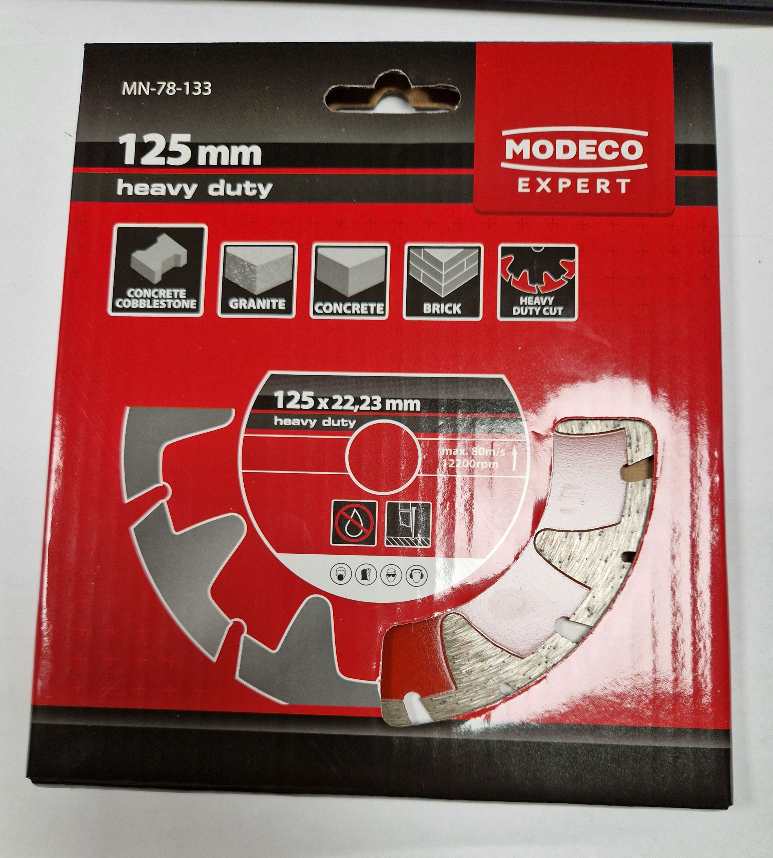 MODECO Gyémánt vágókorong 125 mm termék fő termékképe