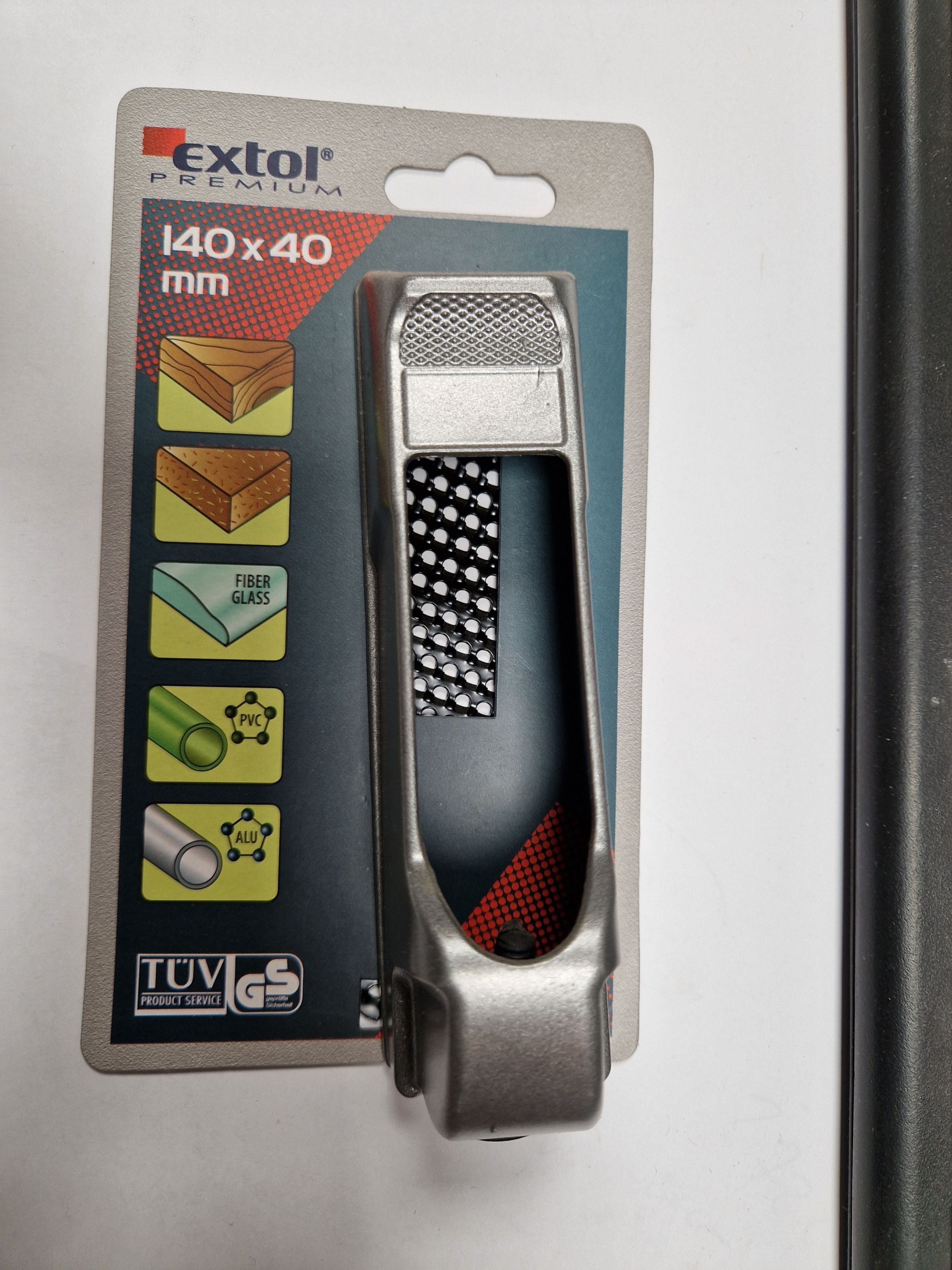 EXTOL Gipszkarton gyalu  140x40 mm termék fő termékképe