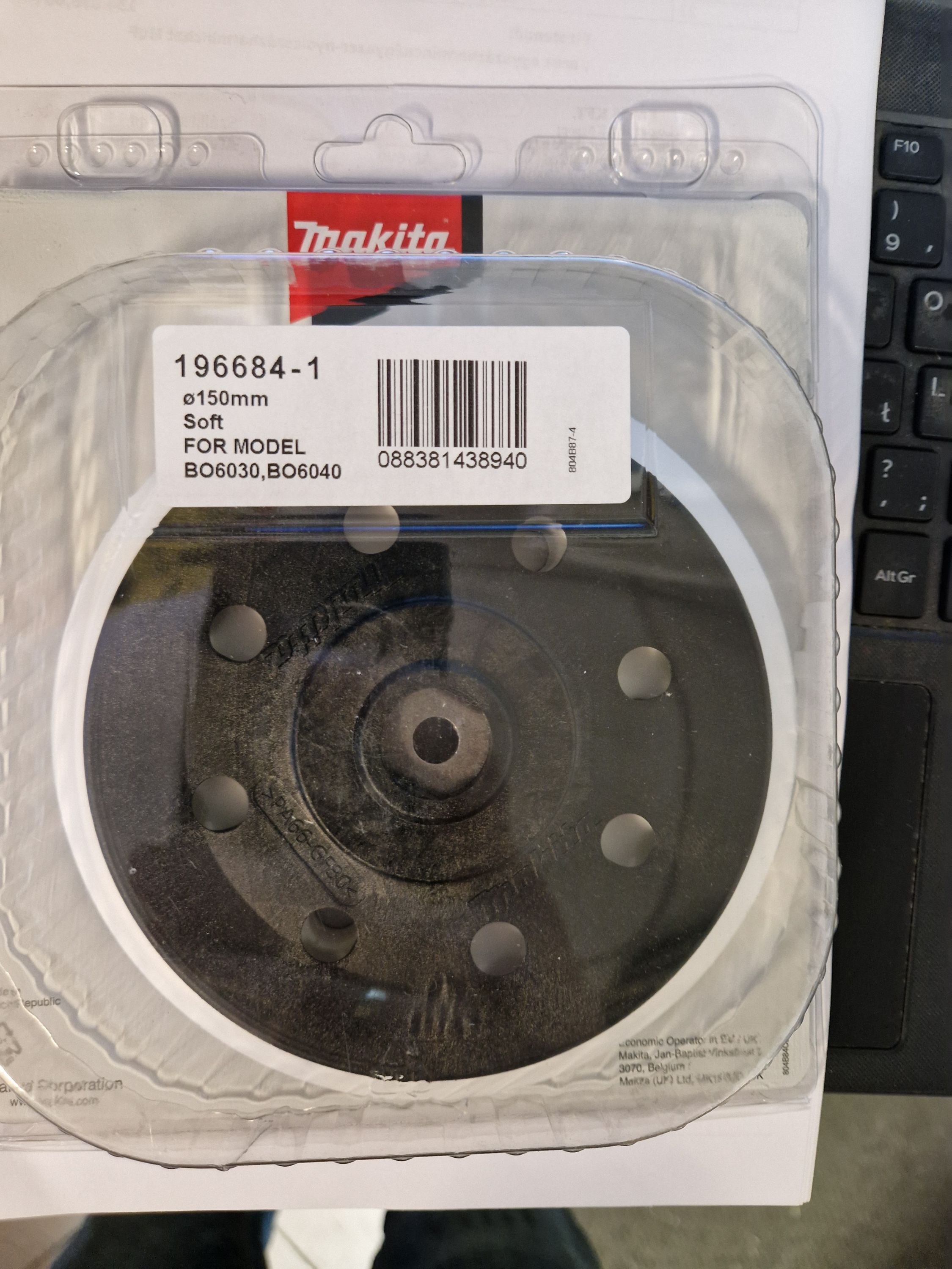 MAKITA Excenter talp 150 mm termék fő termékképe
