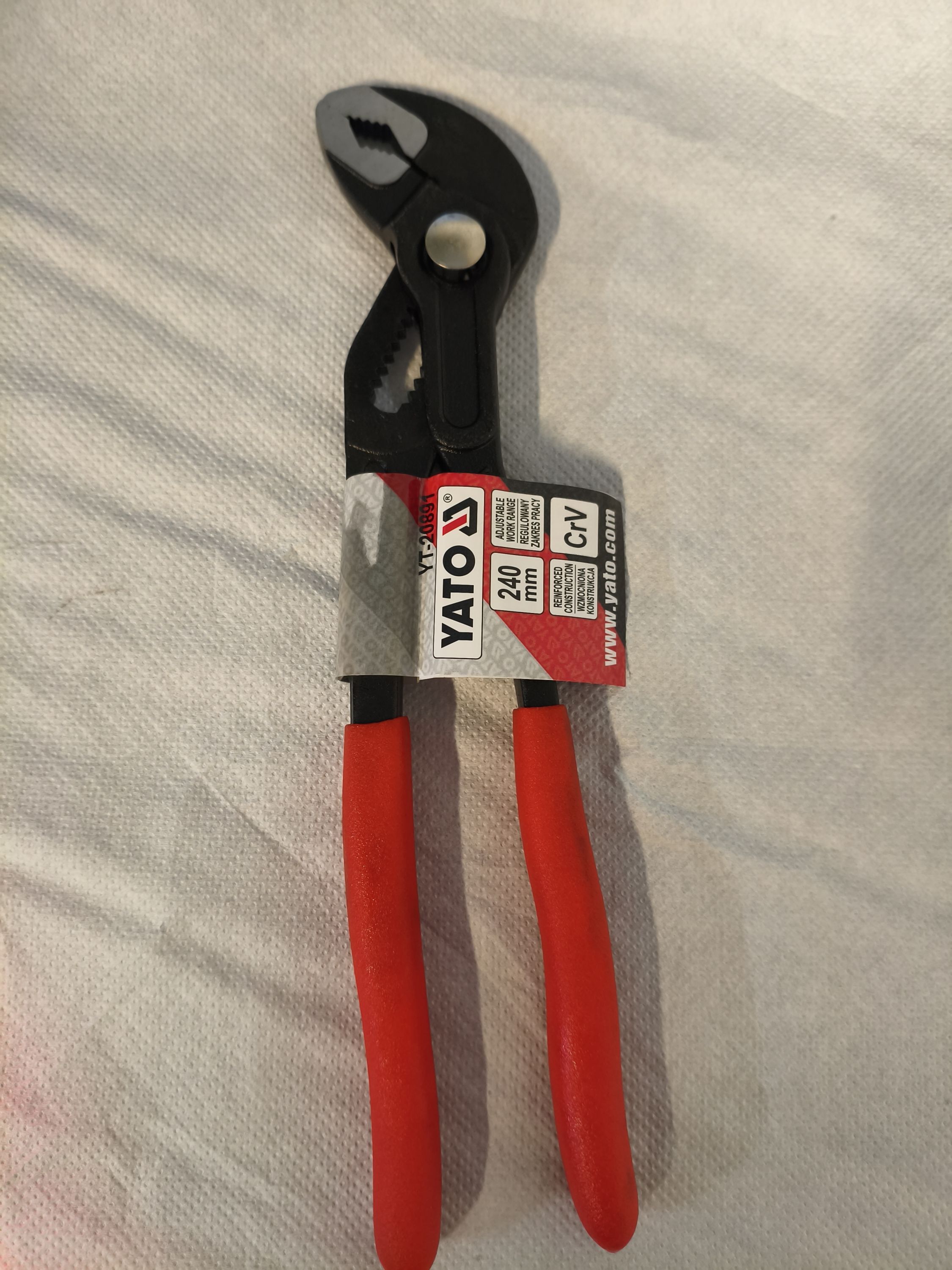 YATO Vizpumpafogó 240mm gyorsgombos termék fő termékképe