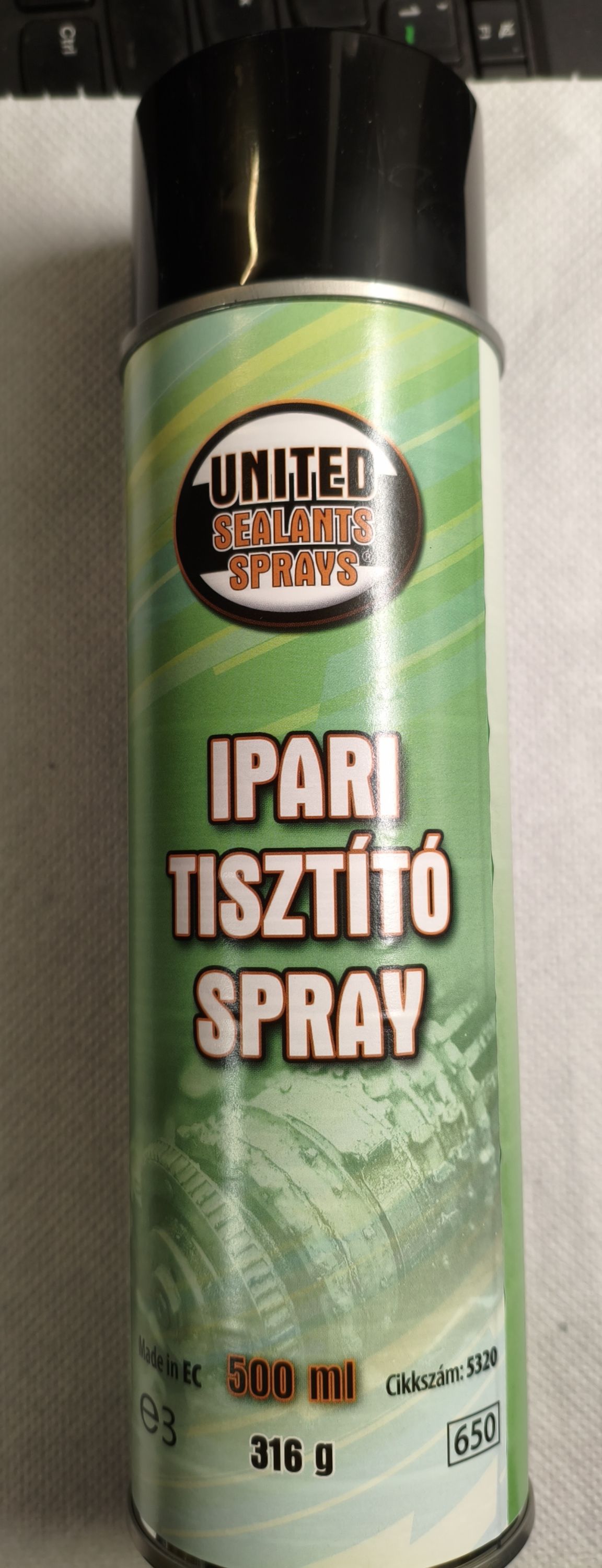 United sprays Ipari tisztító spray 500ml termék fő termékképe