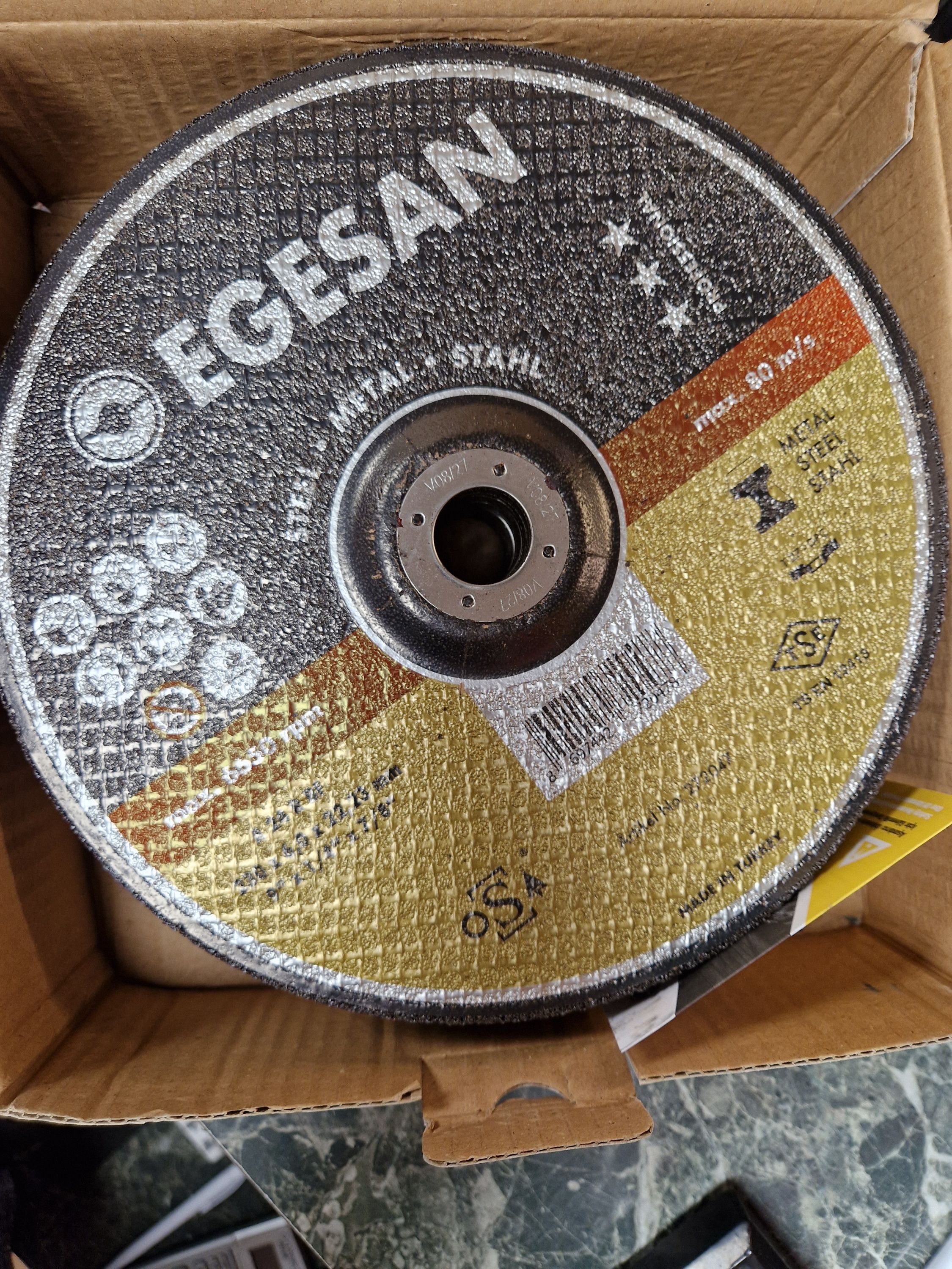 EGESAN Tisztító korong fémre 230x6 mm termék fő termékképe