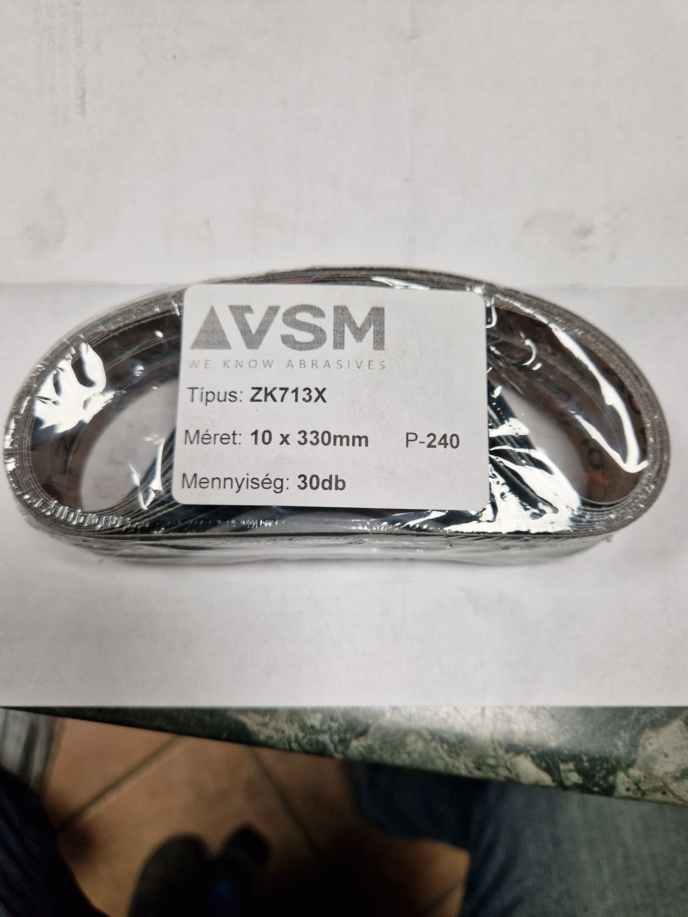 Csiszolószalag ZK713X 10x330mm P-40 termék fő termékképe