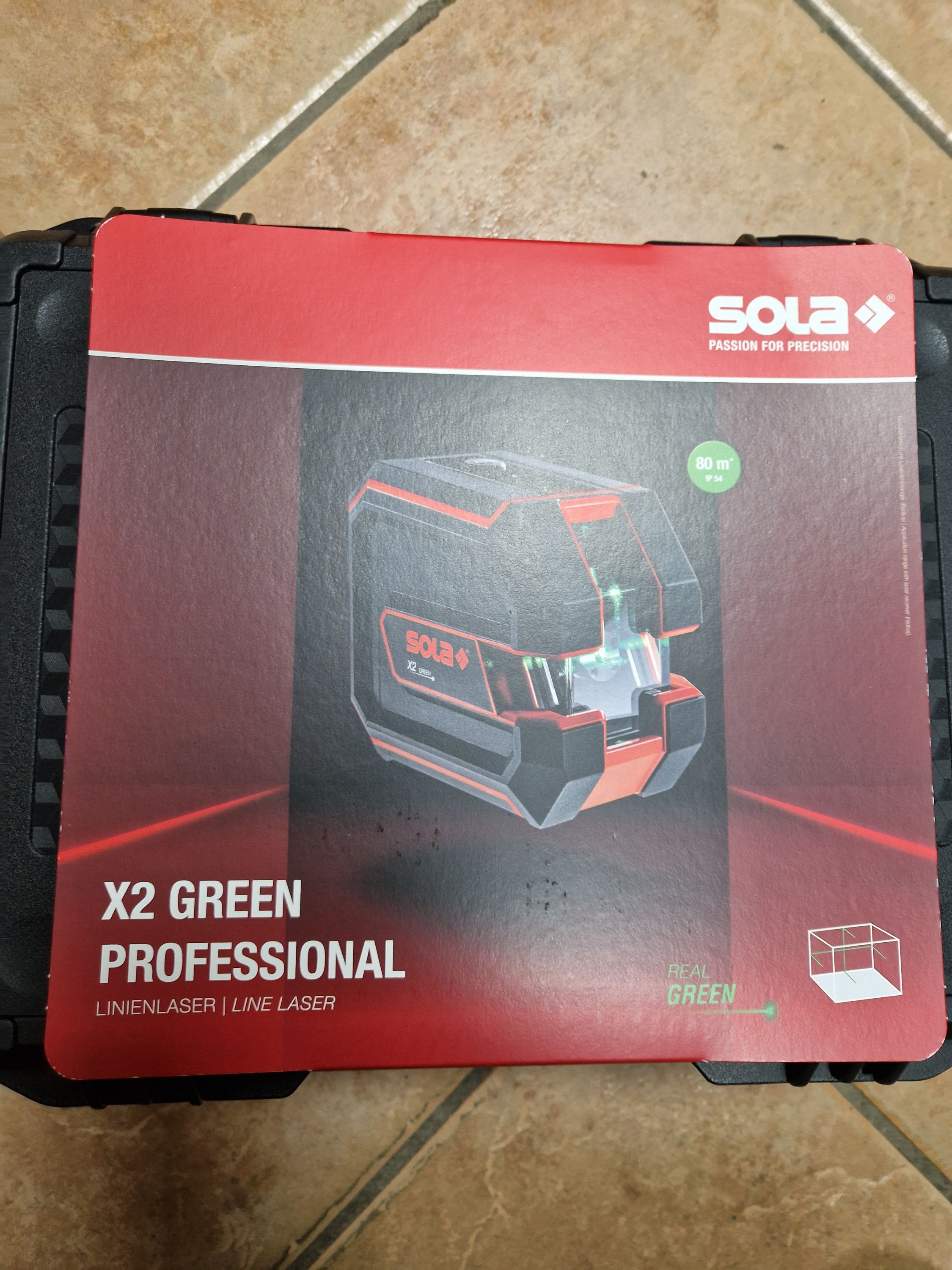 SOLA X2 GREEN PROFESSIONAL Keresztvonalas lézer szett termék fő termékképe