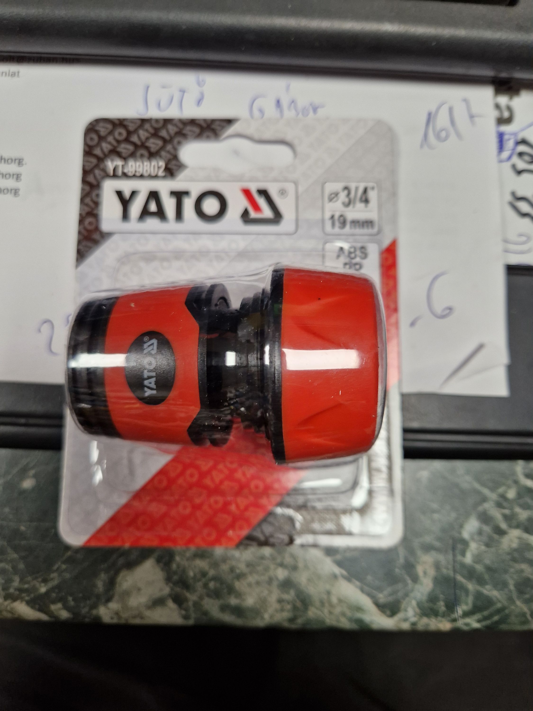 YATO Tömlő gyorscsatlakozó 3/4 stoppos termék fő termékképe