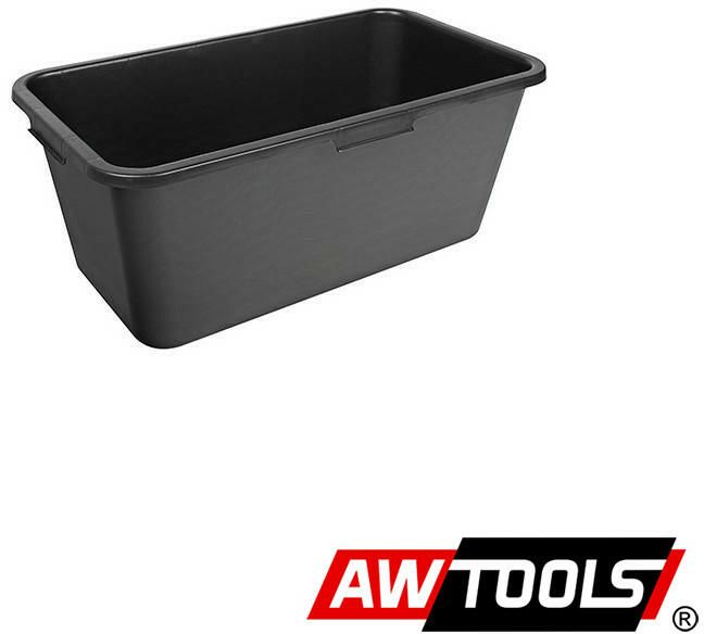 AW TOOLS Habarcskeverőláda, PVC, 80L-es, Fekete termék fő termékképe