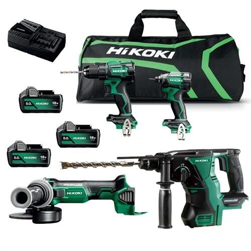 HiKoki KC18DE-WHZ 18V-os Li-ion akkus szénkefe nélküli gépcsomag termék fő termékképe