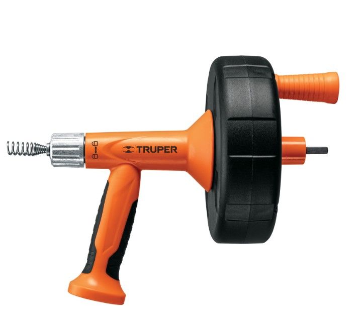 TRUPER Csőtisztító gépi 7,6m-es  narancssárga, DECA-25X termék fő termékképe