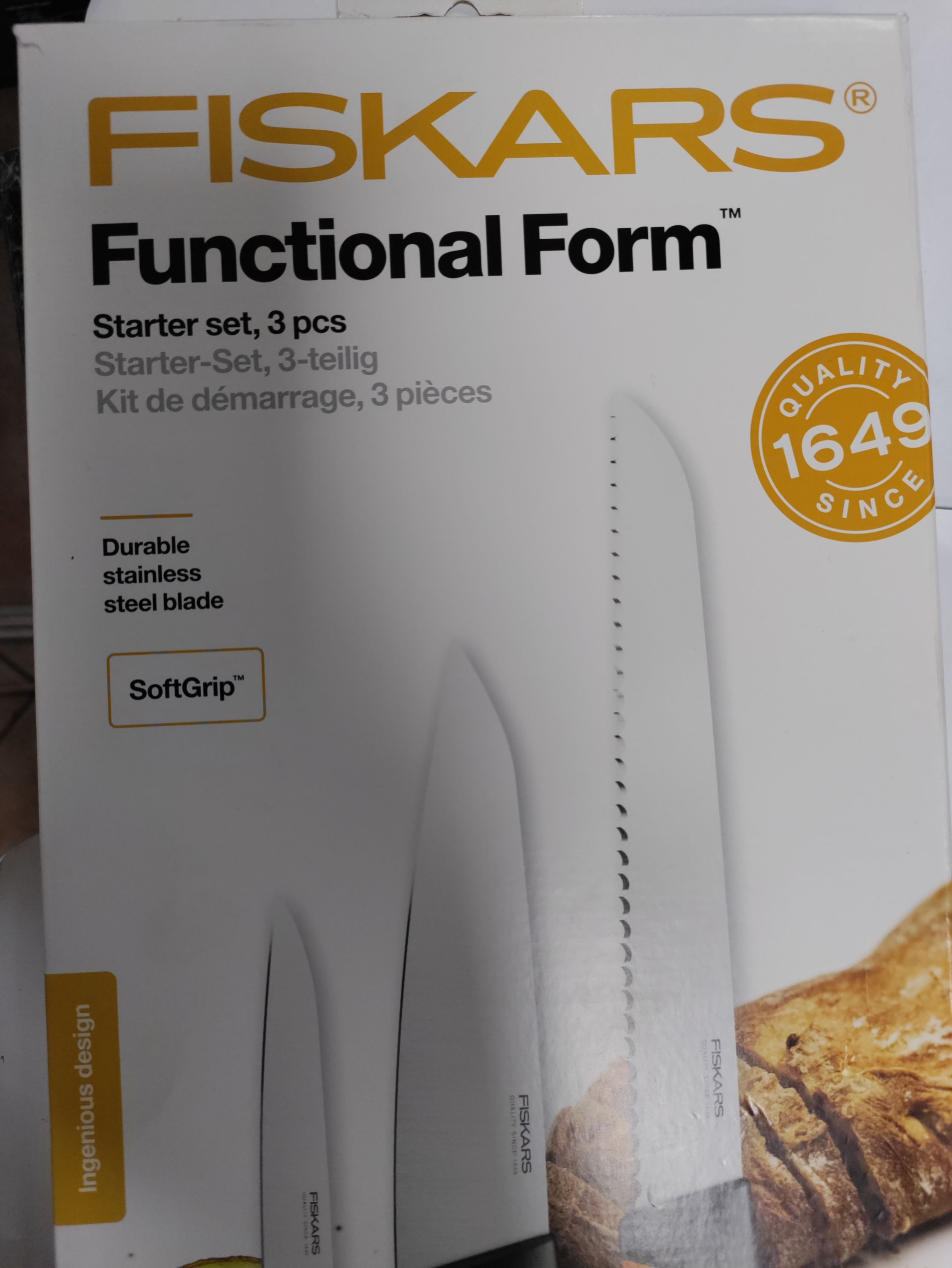 FISKARS FIKARS  Késkészlet 3részes termék fő termékképe