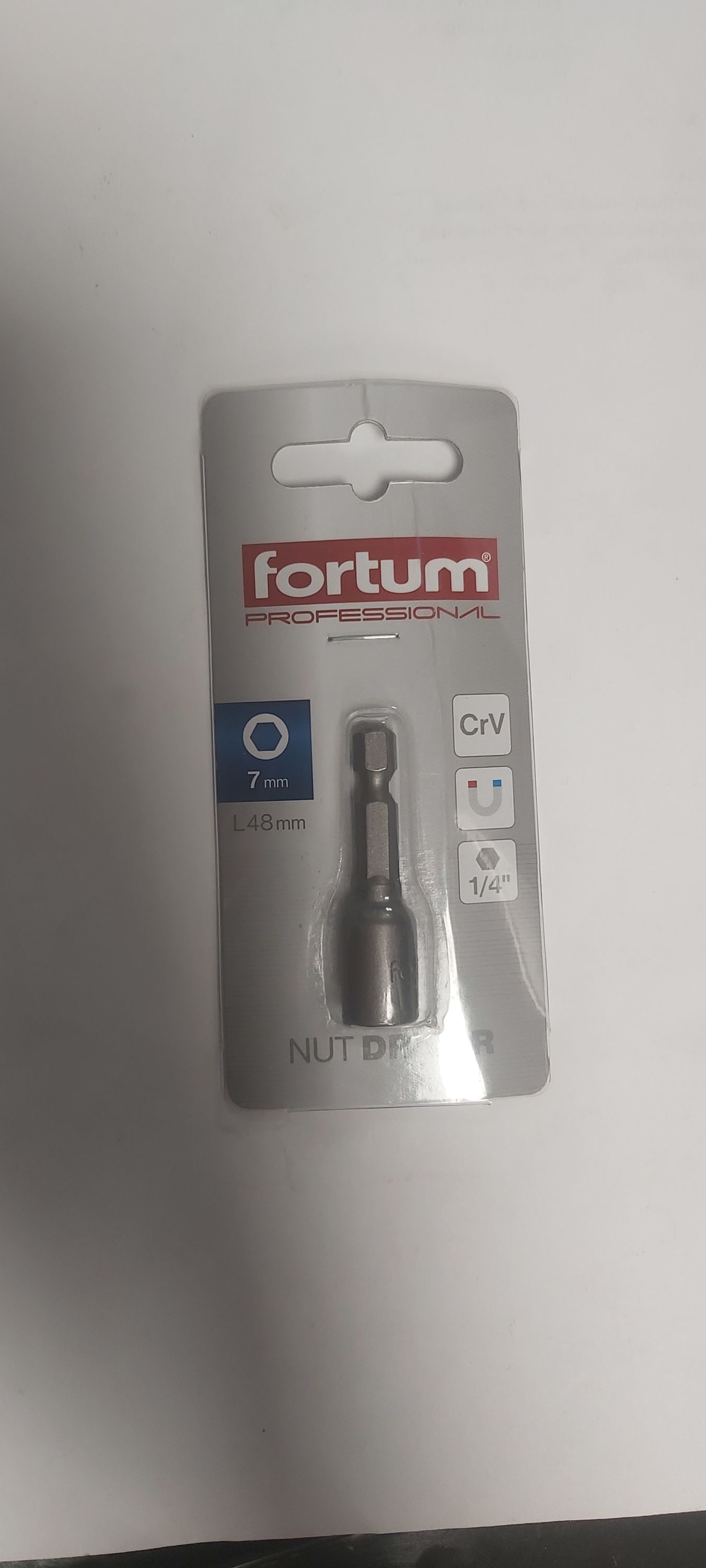 FORTUM Dugókulcs 7mm 1/4" befogatású termék fő termékképe
