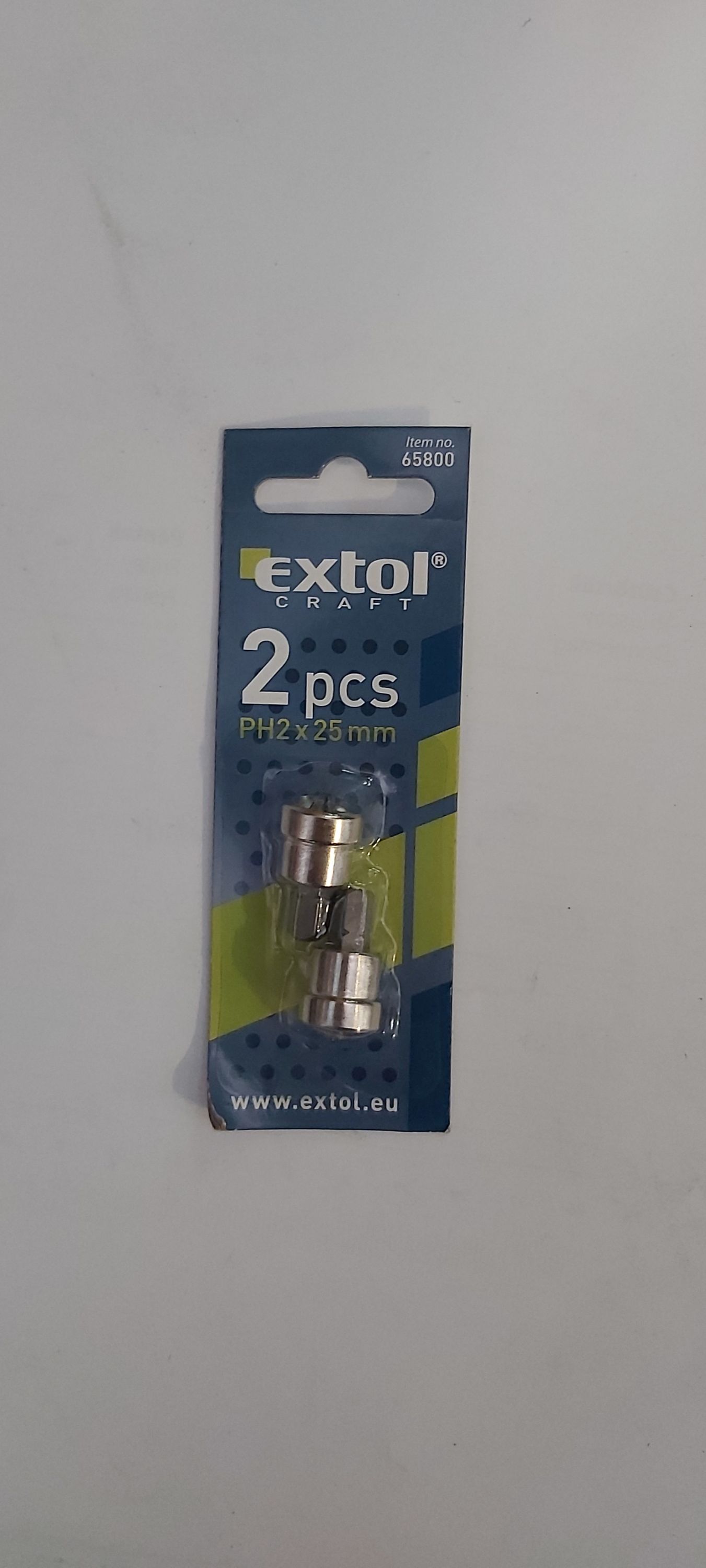 EXTOL Bit készlet gipszkartonhoz, 2db; PH 2×25mm termék fő termékképe
