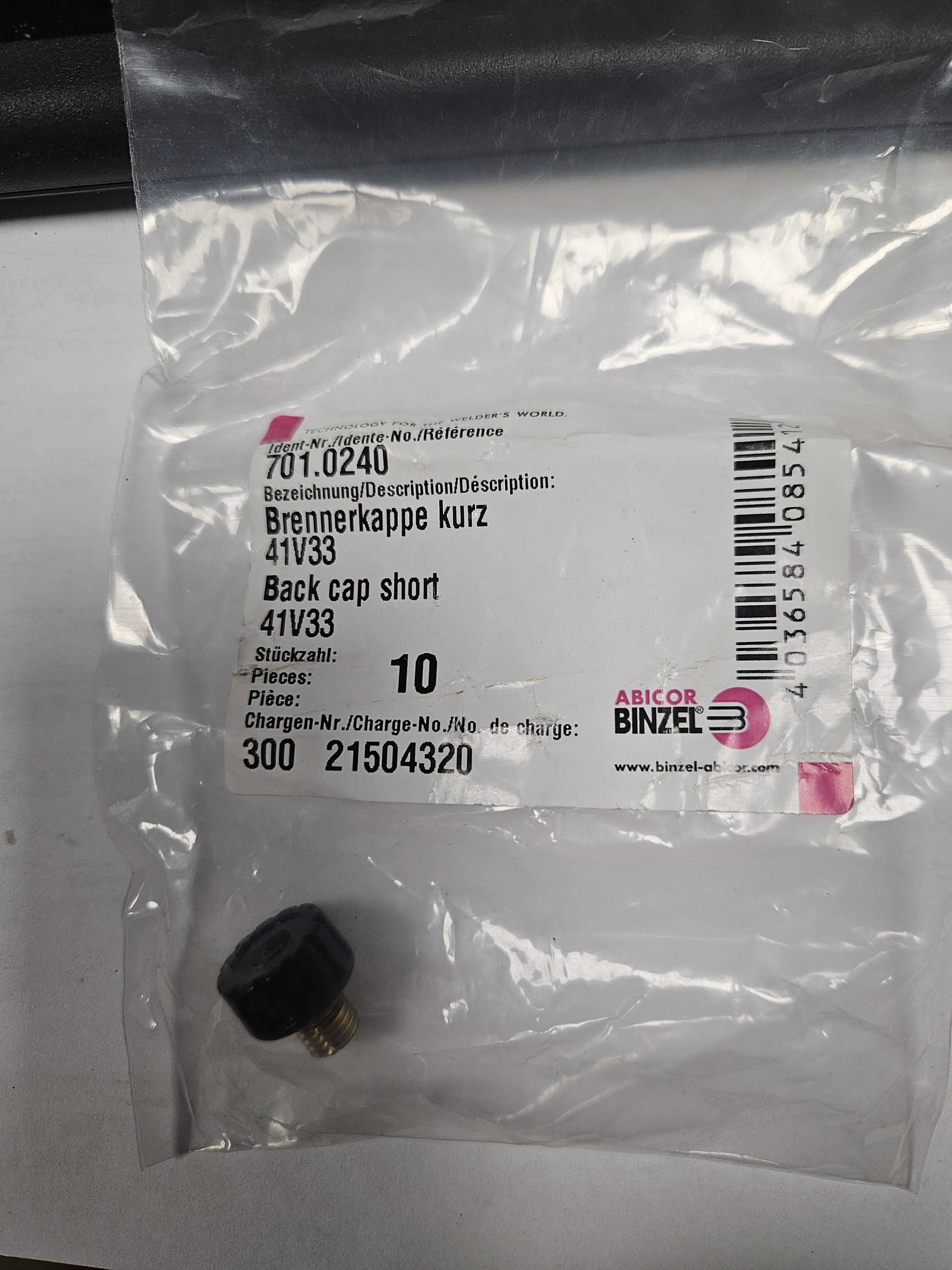 BINZEL Wolfram befogó ( Rövid ) termék fő termékképe