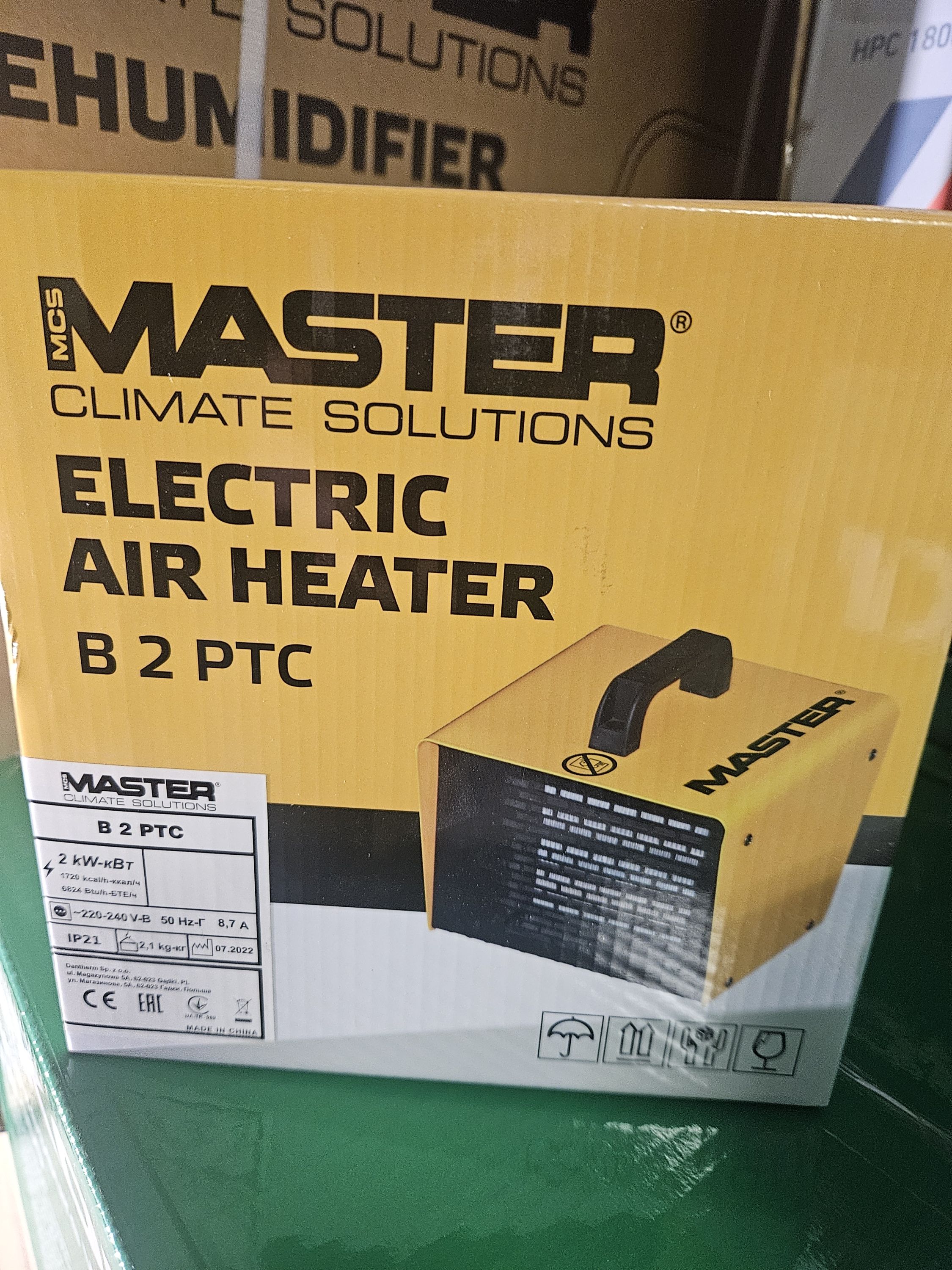 MASTER Hőlégfúvó 2KW 230V termék fő termékképe