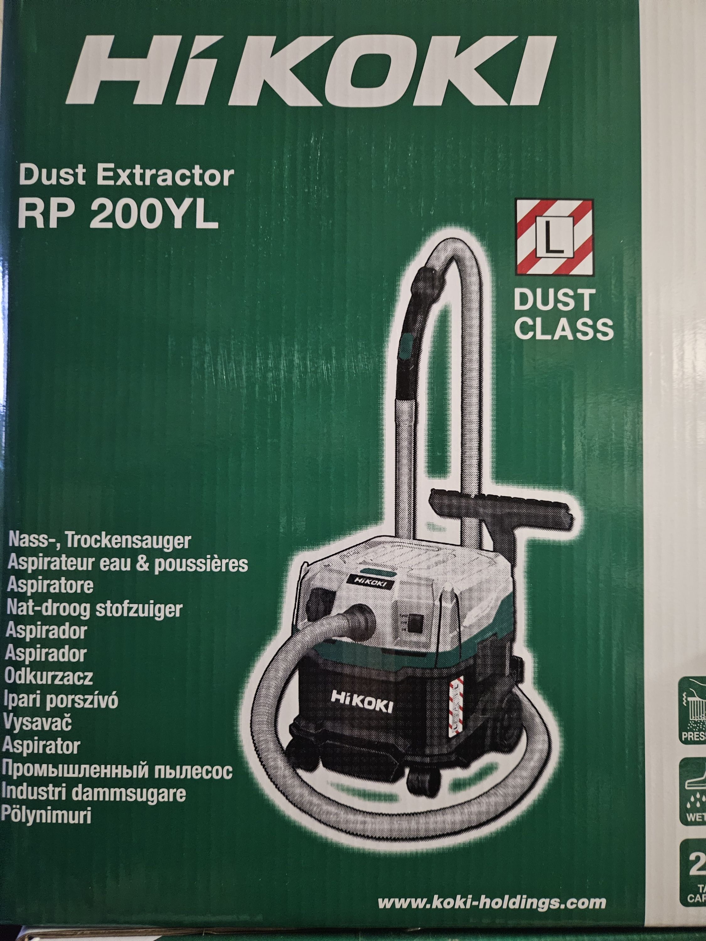 HIKOKI Porszívó 1000W 20L RP200YL-WAZ termék fő termékképe