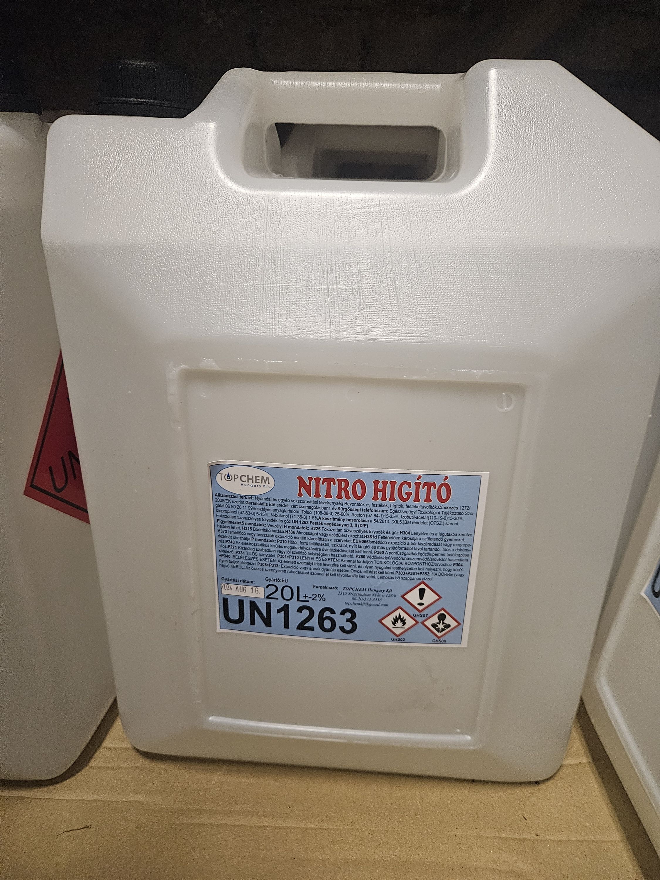 TOPCHEM Nitró Higító 20 Literes termék fő termékképe