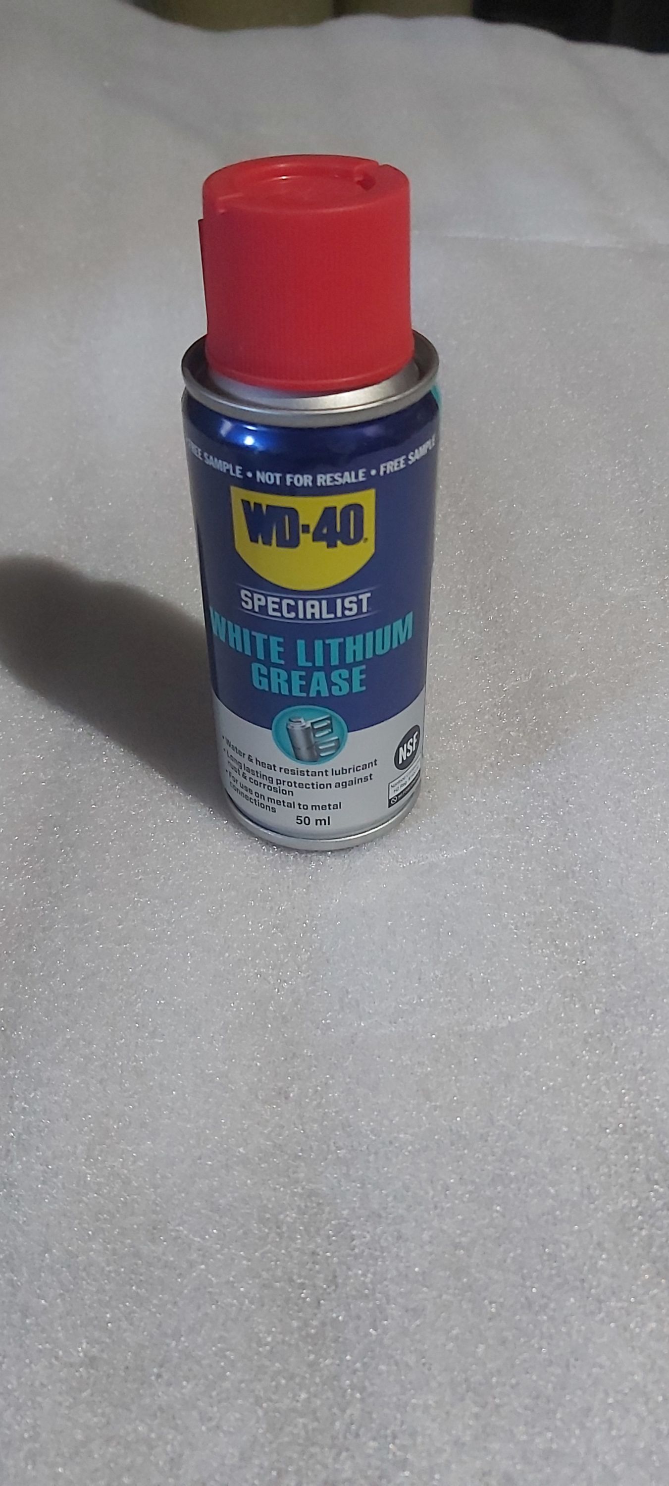 WD40 WD 40 White lithium grease, fehér litiumos zsír spray 50ml termék fő termékképe