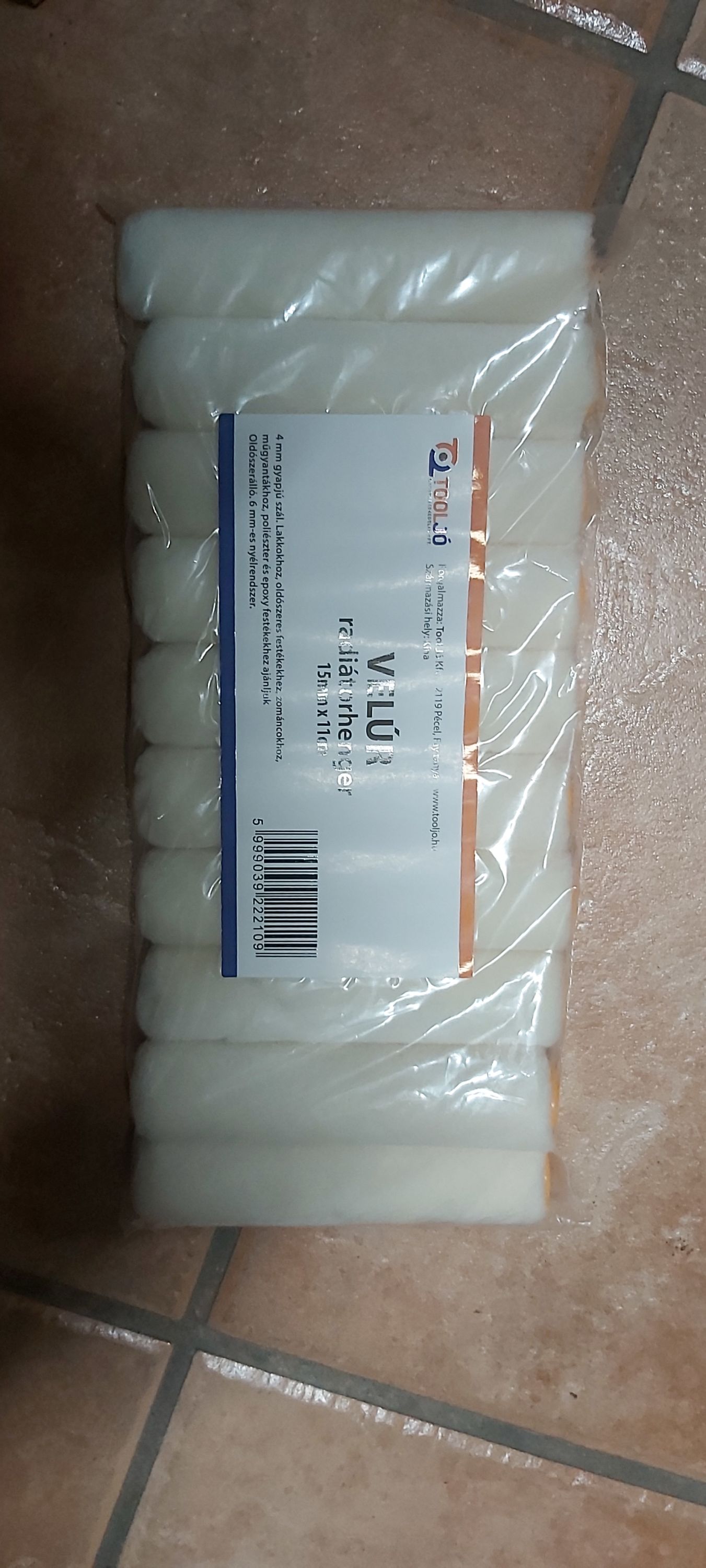 Festőhenger Velúr radiátor 15mm x 11 cm termék fő termékképe