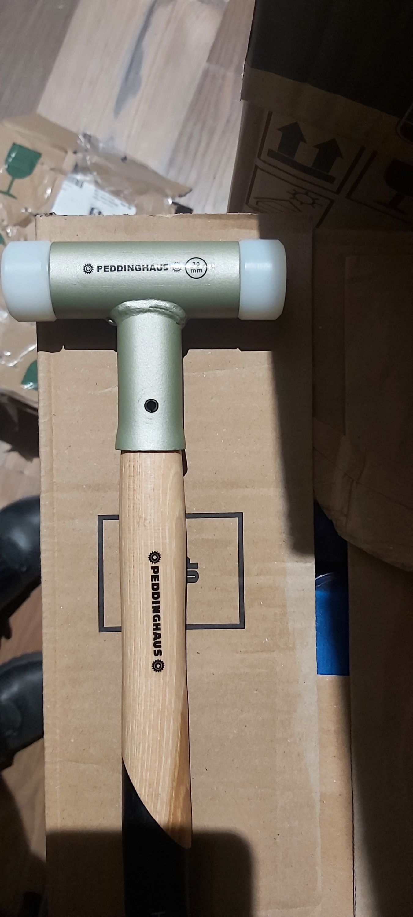 Üvegező kalapács cserélhető fejes 30mm termék fő termékképe