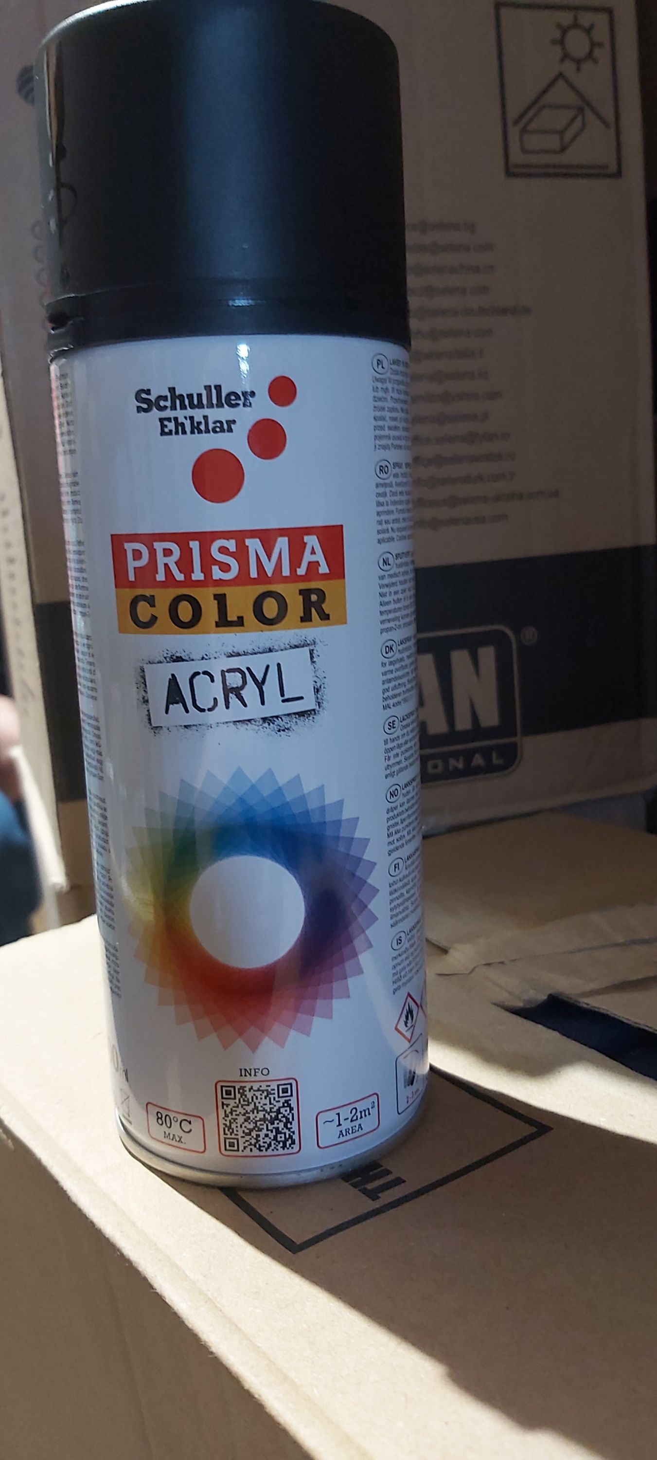 Schuller Eh'klar Schuller Prisma color festék spray matt fekete 400ml termék fő termékképe