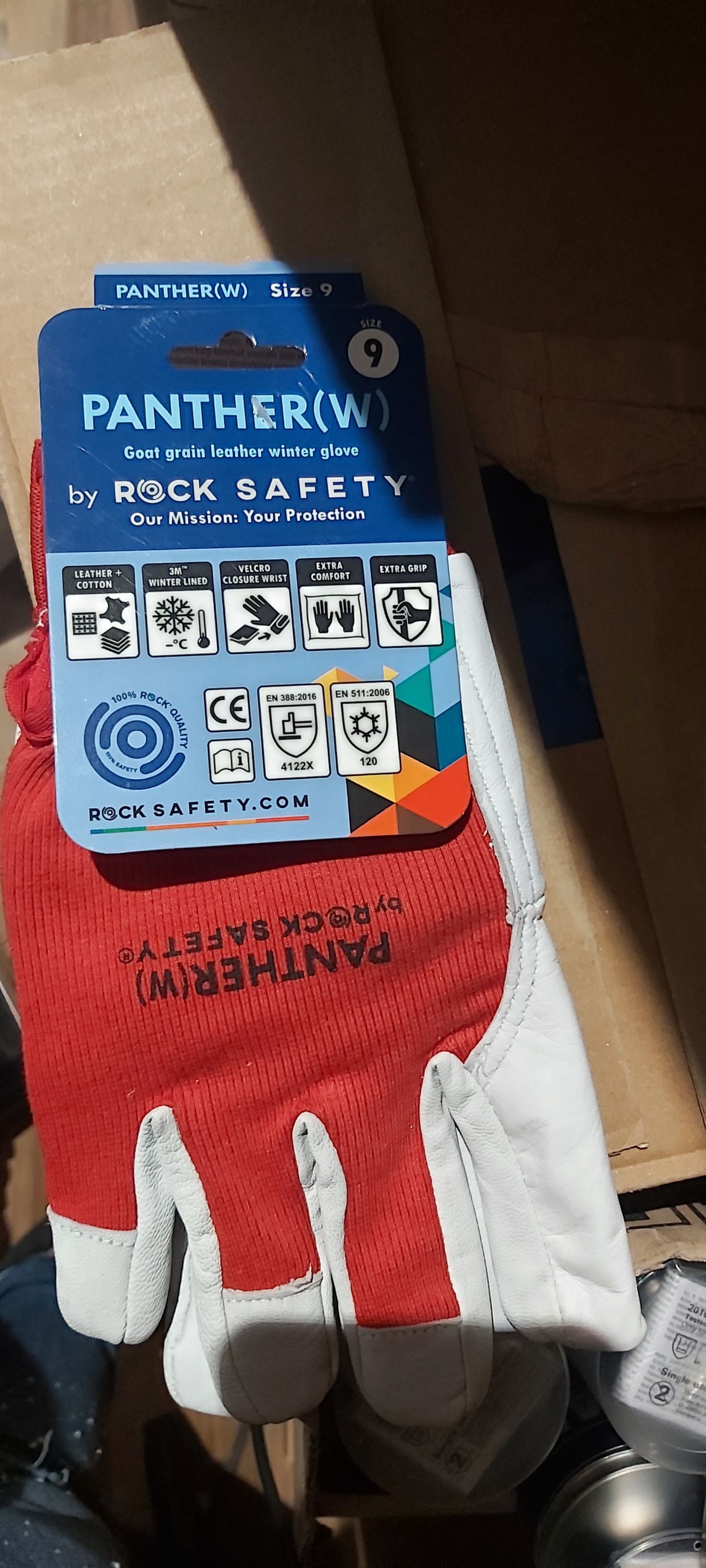 ROCK SAFETY Panther ( W ) védőkesztyű téli 9-es termék fő termékképe