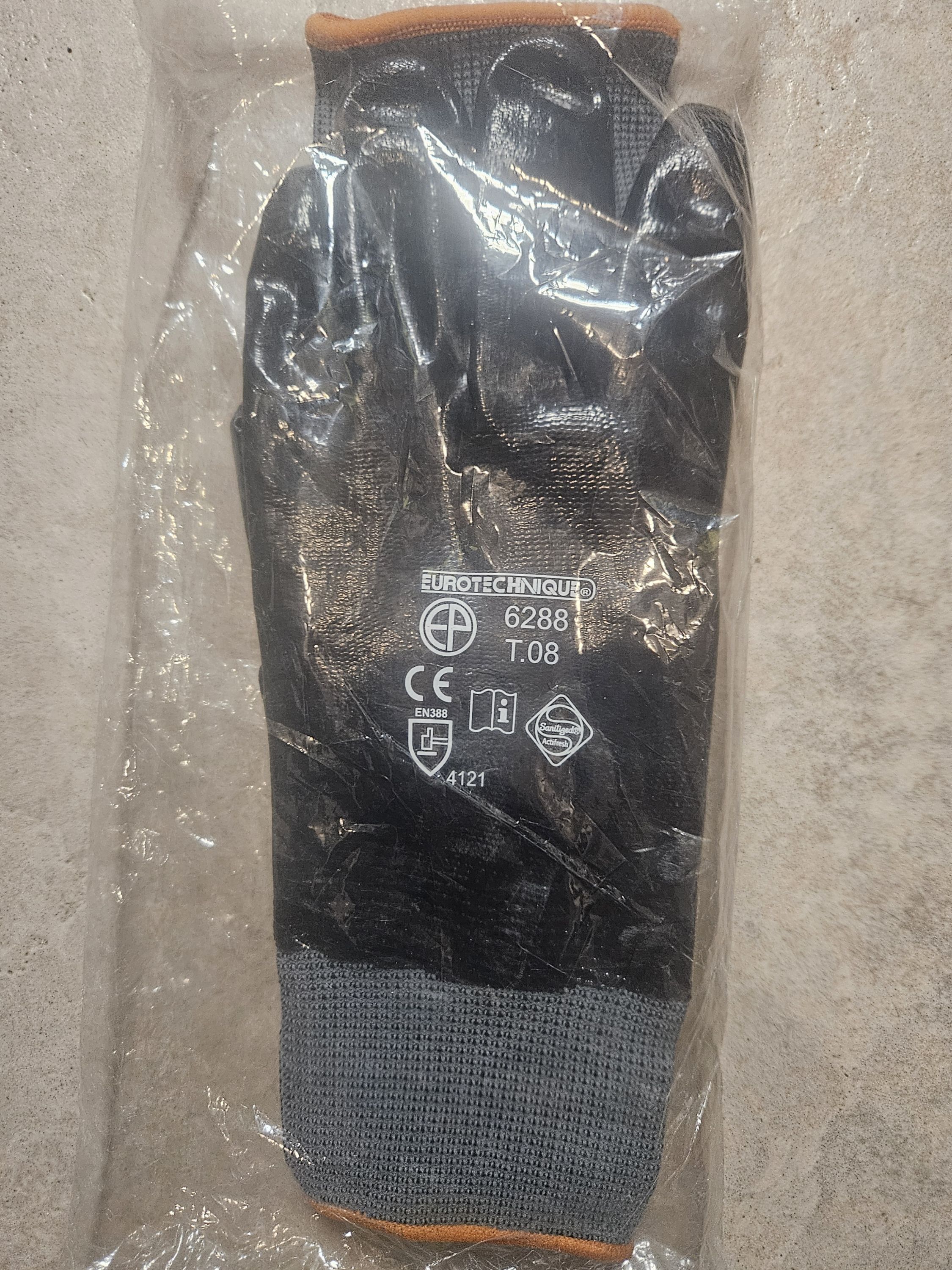 EUROTECHNIQUE 6288 védőkesztyű , mártott T8 termék fő termékképe