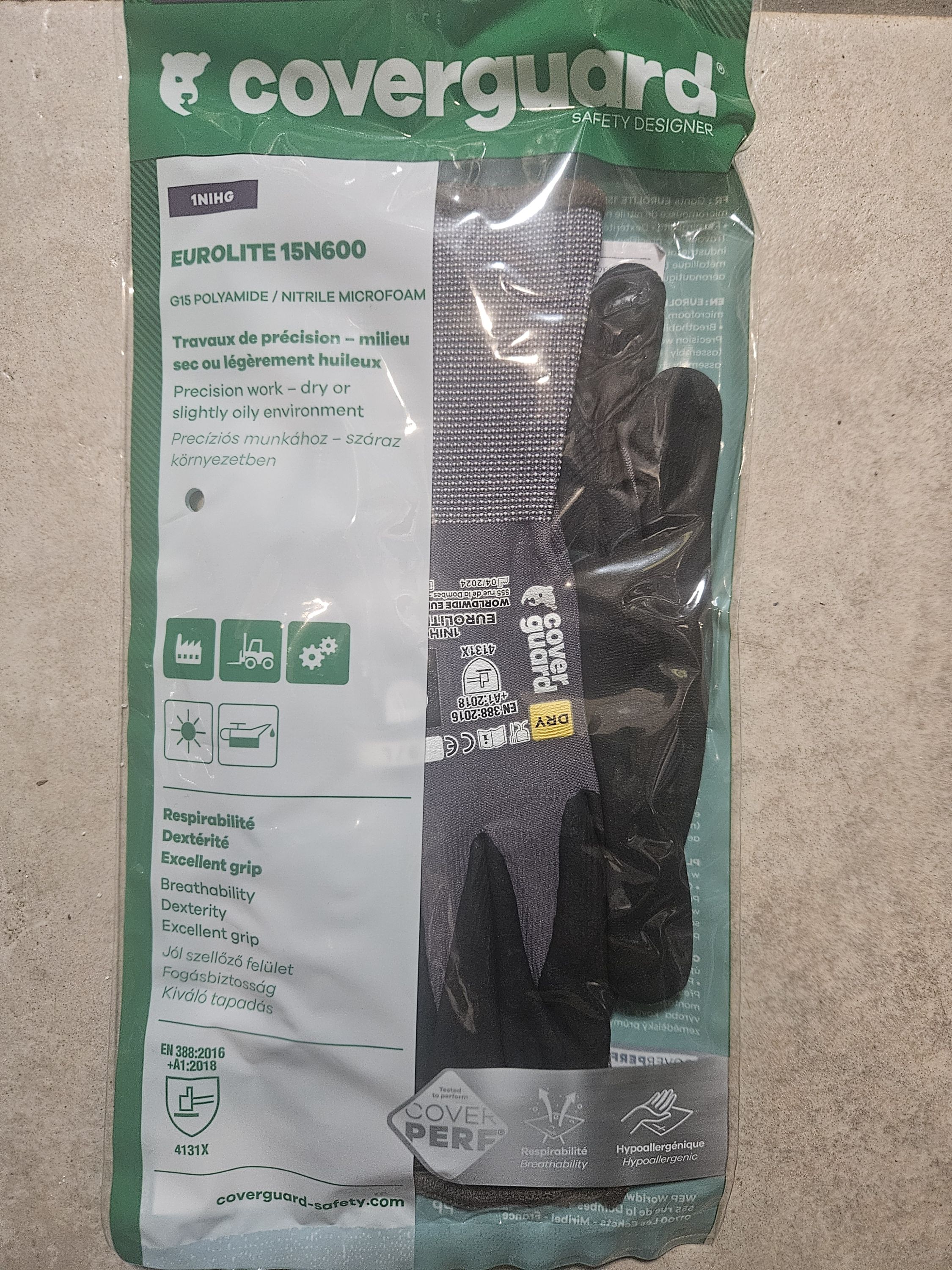 COVERGUARD Védőkesztyű 1NIHG07 termék fő termékképe