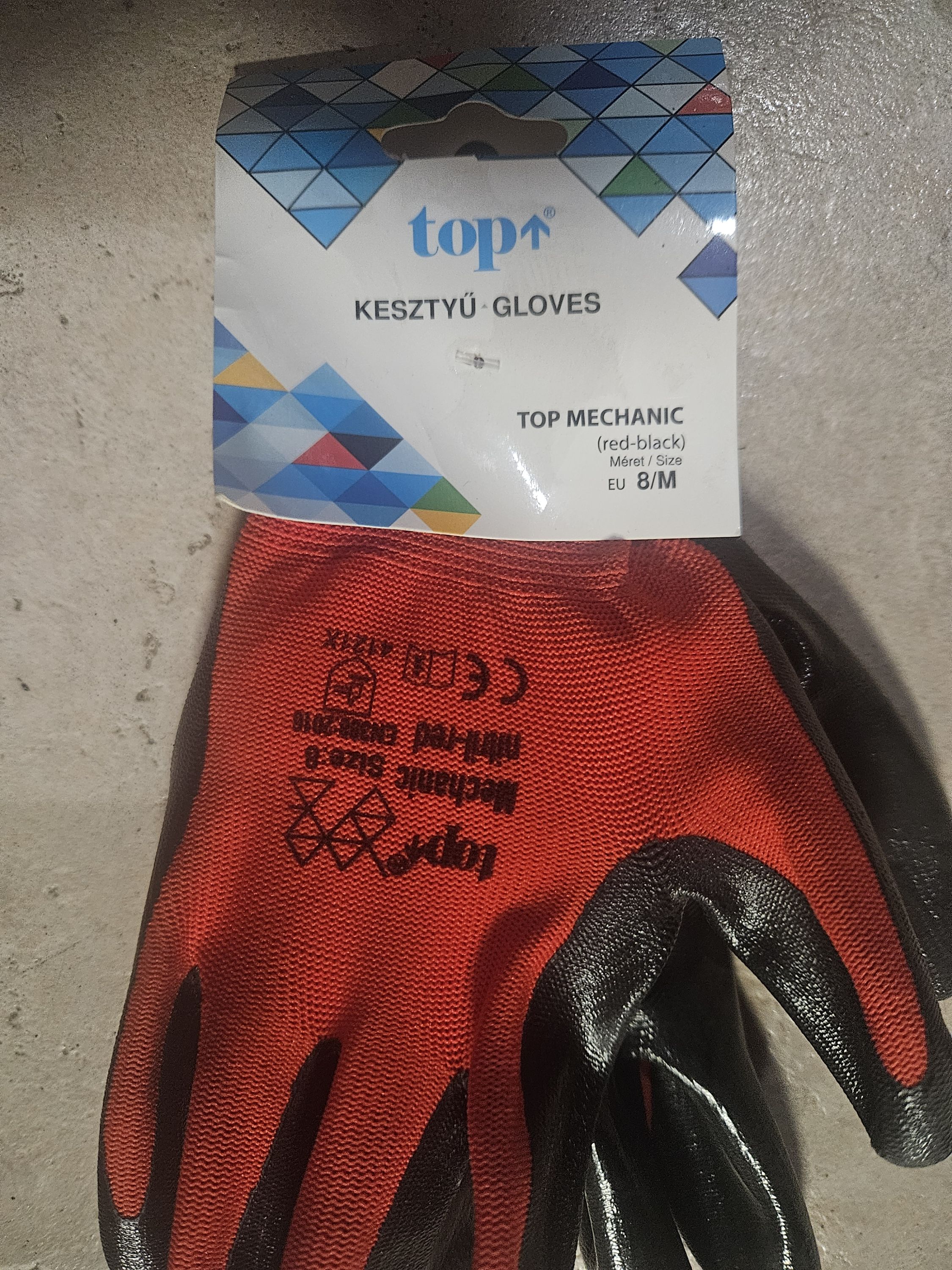 TOP MECHANIC Védőkesztyű 9/L termék fő termékképe