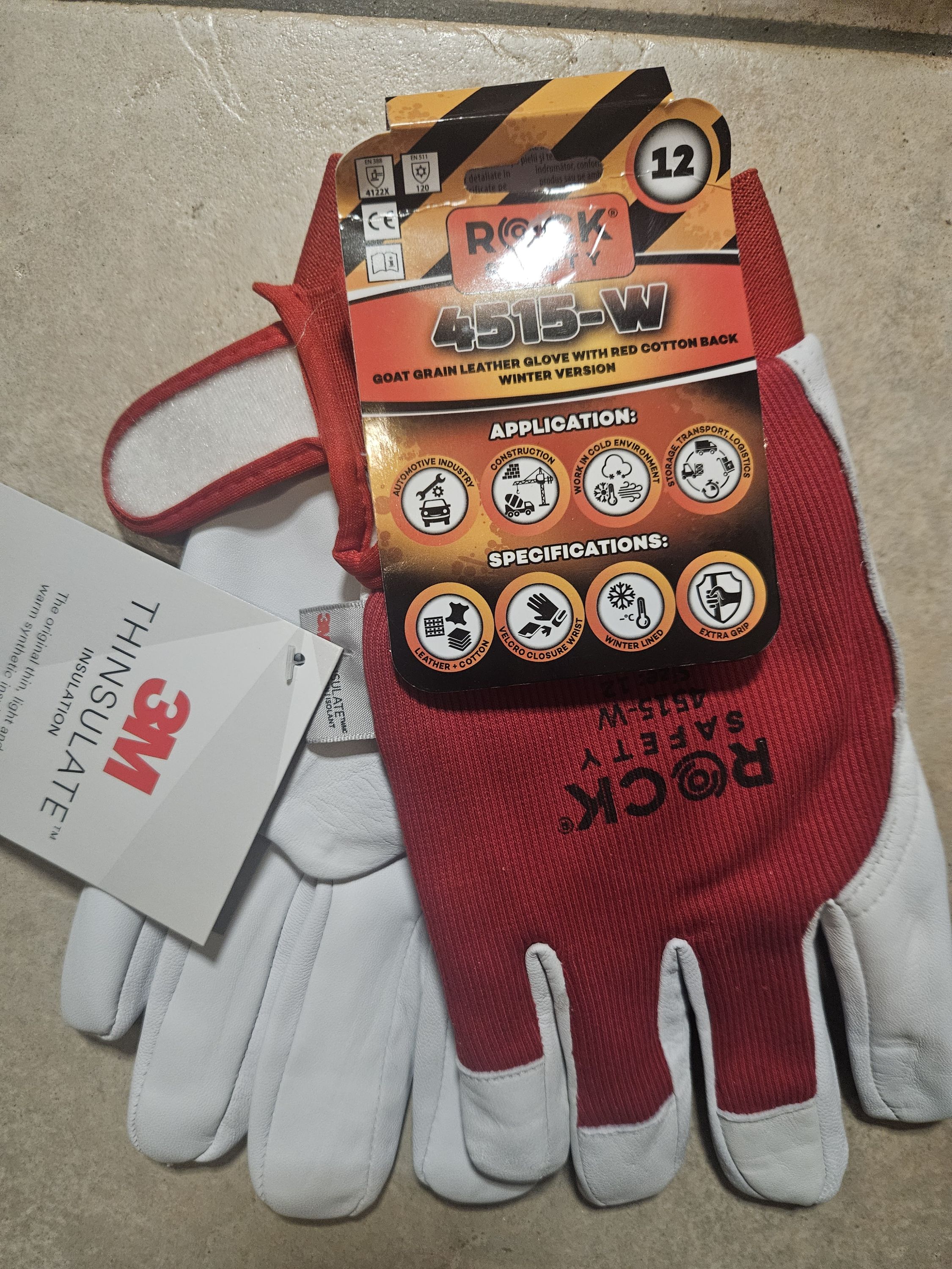 ROCK SAFETY  téli védőkesztyű 4515-W  12-es termék fő termékképe