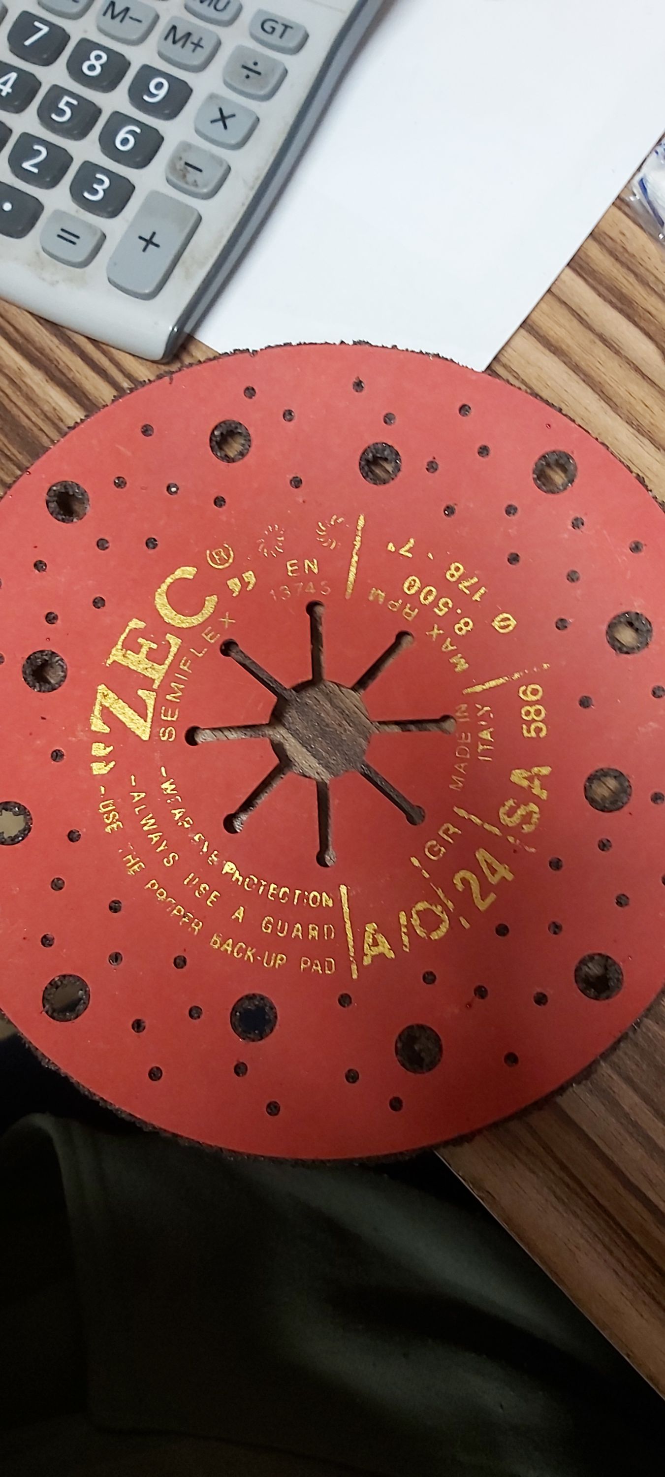 ZEC Betoncsiszoló tárcsa 178mm P24 termék fő termékképe