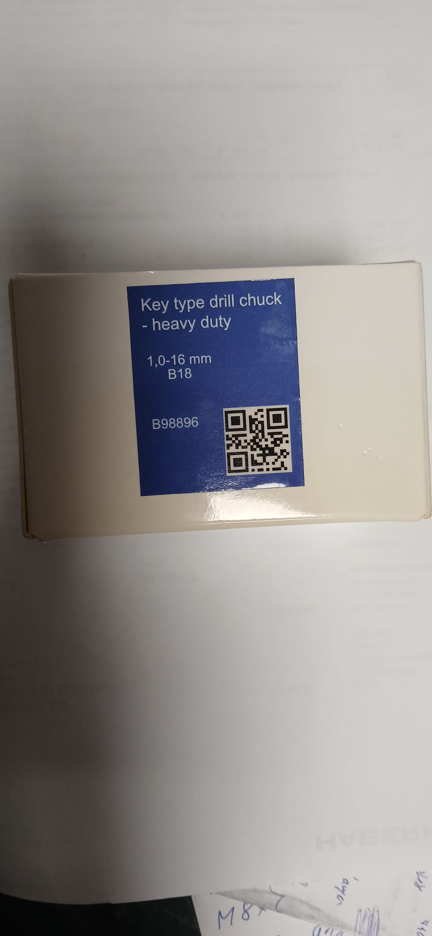 Fúrótokmány kulcsos nehéz kivitel 1-16 mm B18 termék fő termékképe