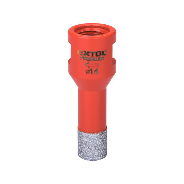 EXTOL Körkivágó csempére, gyémánt vágóél; 18mm × M14, sarokcsiszolóba fogható termék fő termékképe