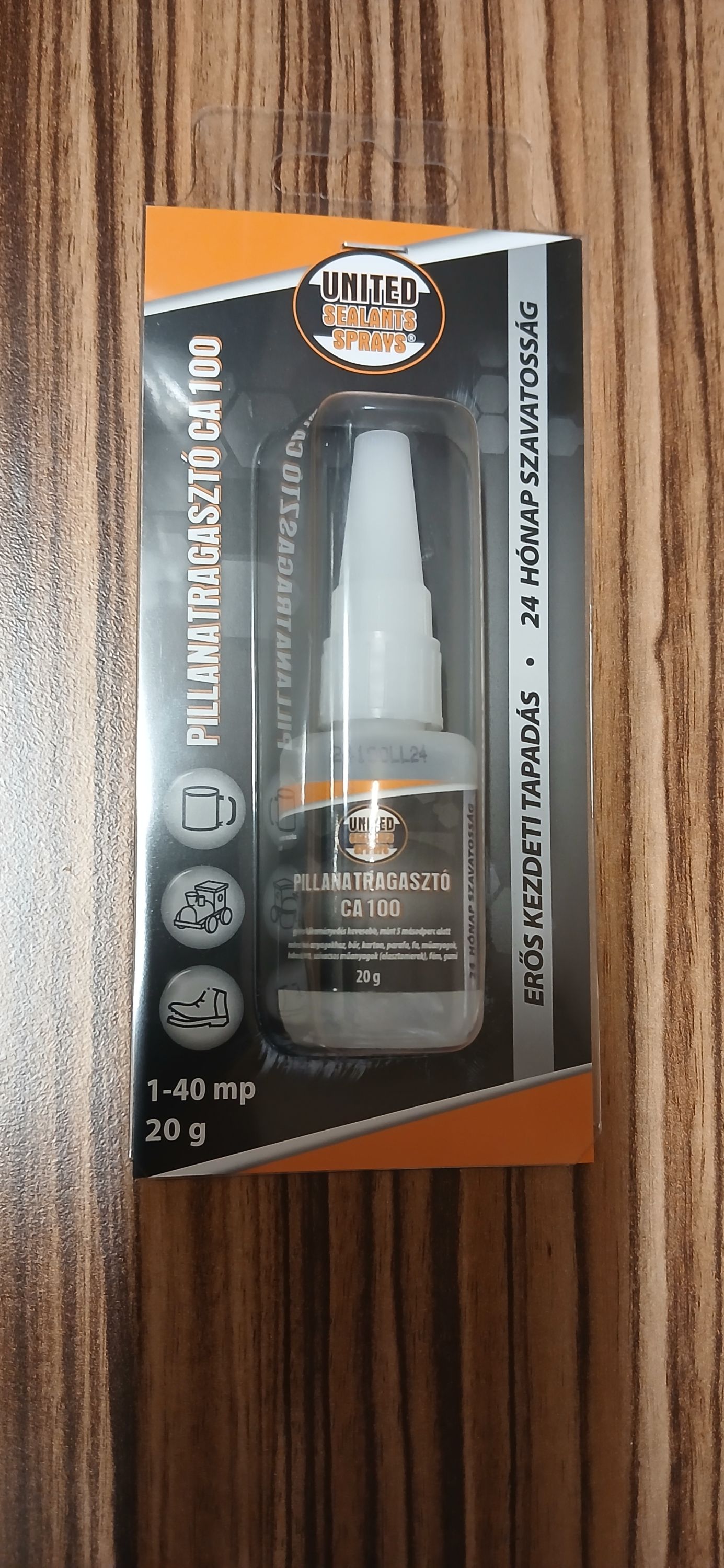 United Sealants United Pillanatragasztó CA 100 20 g termék fő termékképe