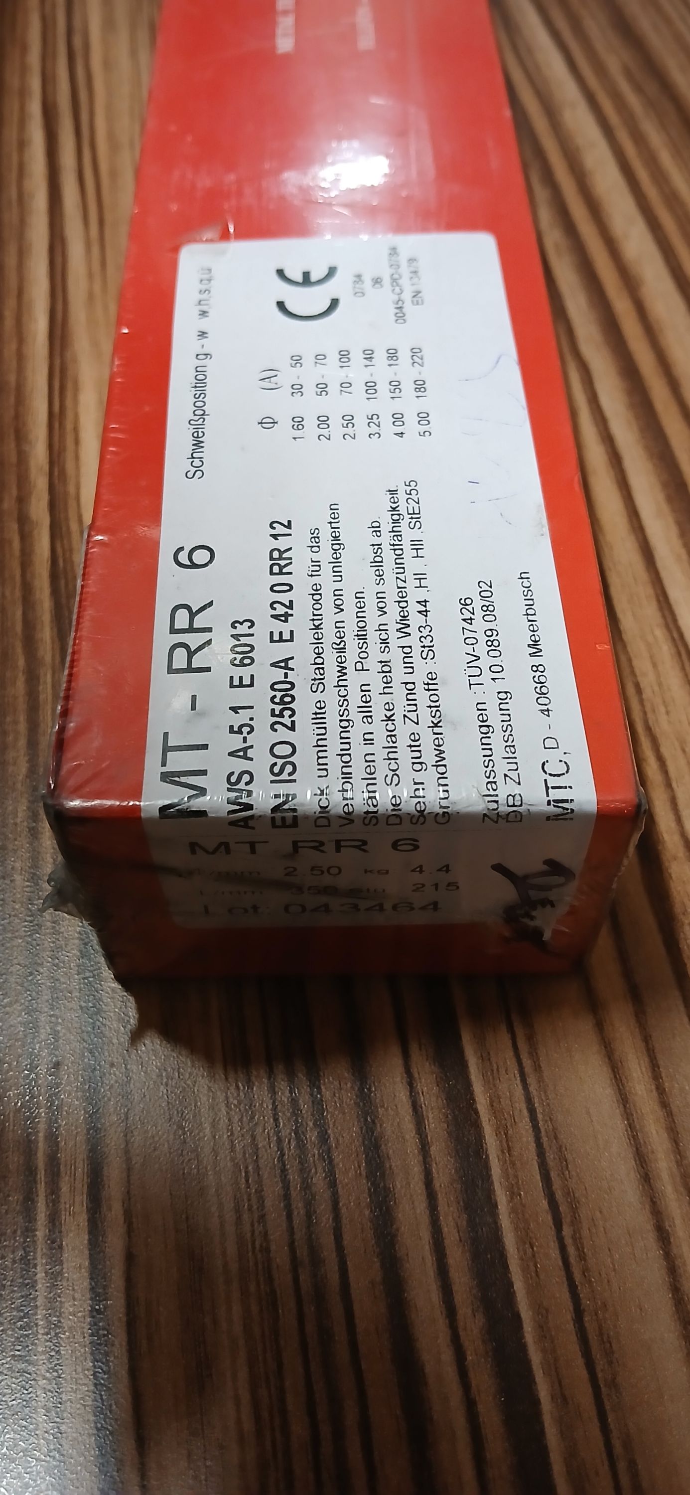 MTC Elektróda Rutilos  2,5 mm 4,4kg termék fő termékképe