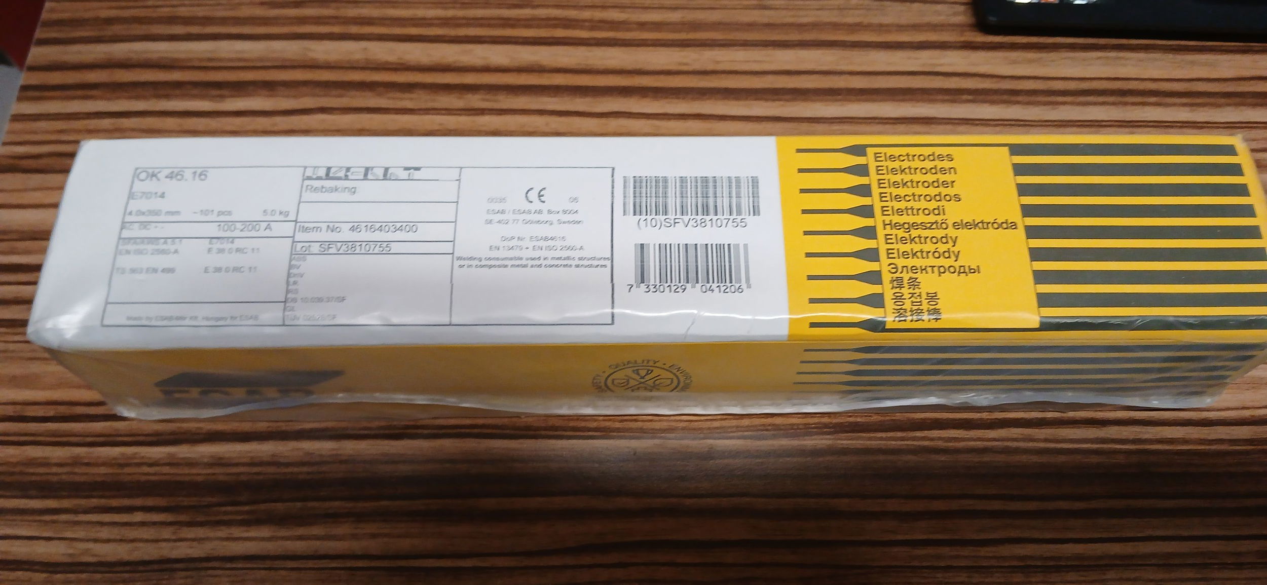 Esab OK 4616 Elektróda 4 mm 5kg termék fő termékképe
