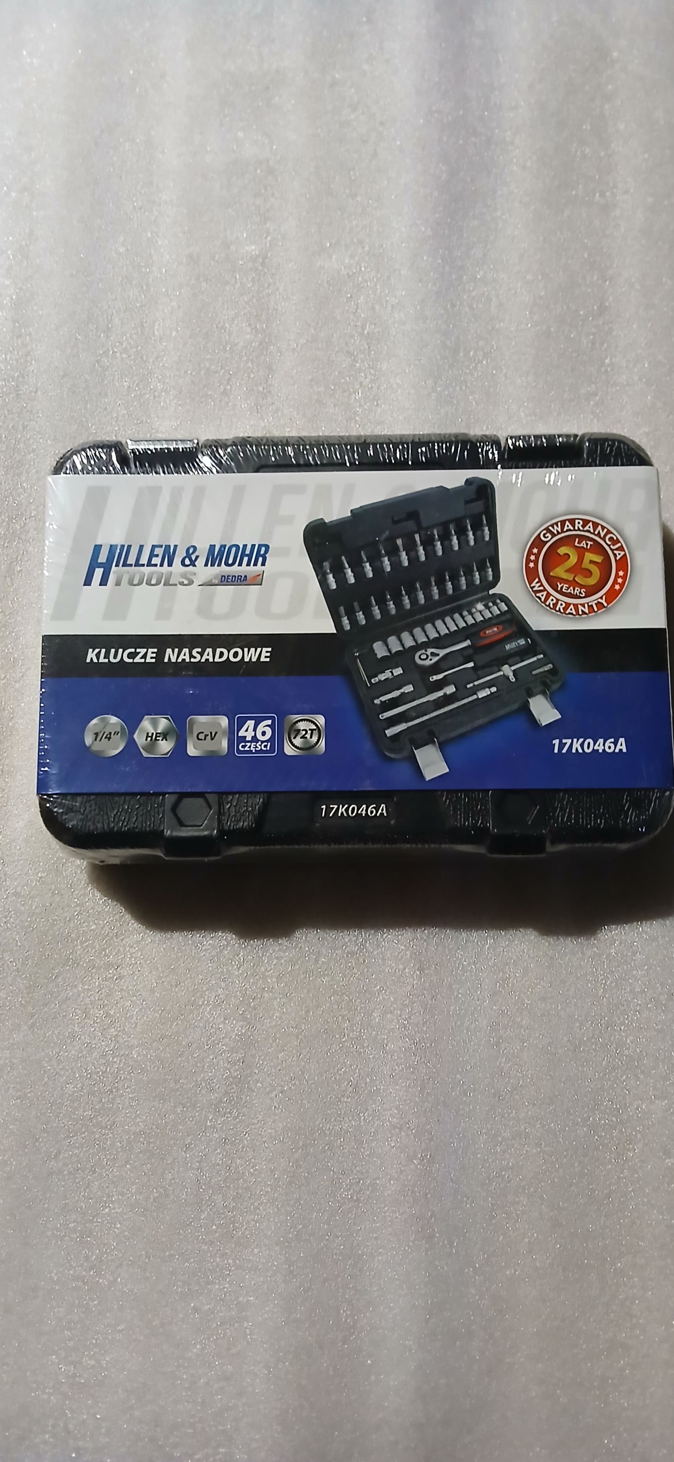 DEDRA Dugókulcs készlet 1/4" 46 részes termék fő termékképe