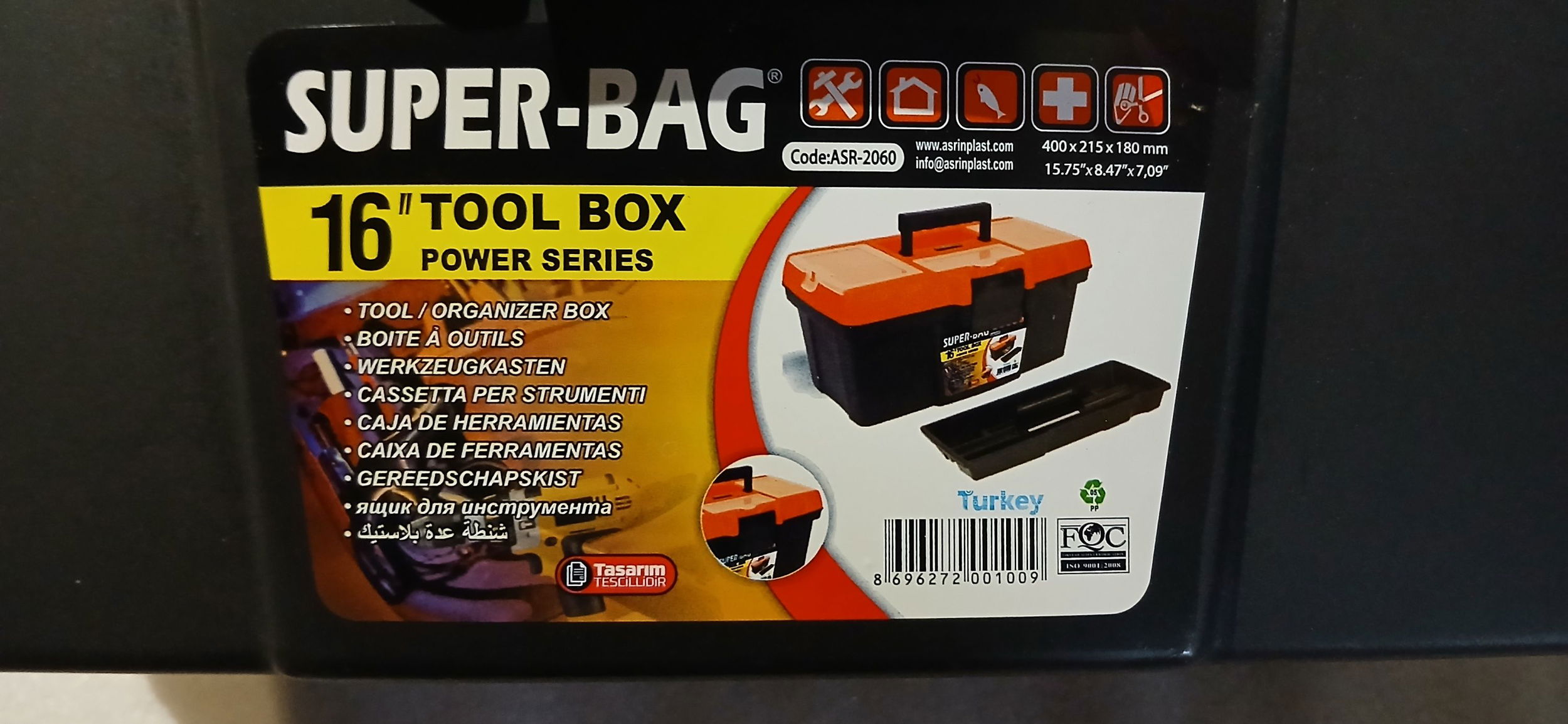 SUPER-BAG szerszámos láda 16" termék fő termékképe