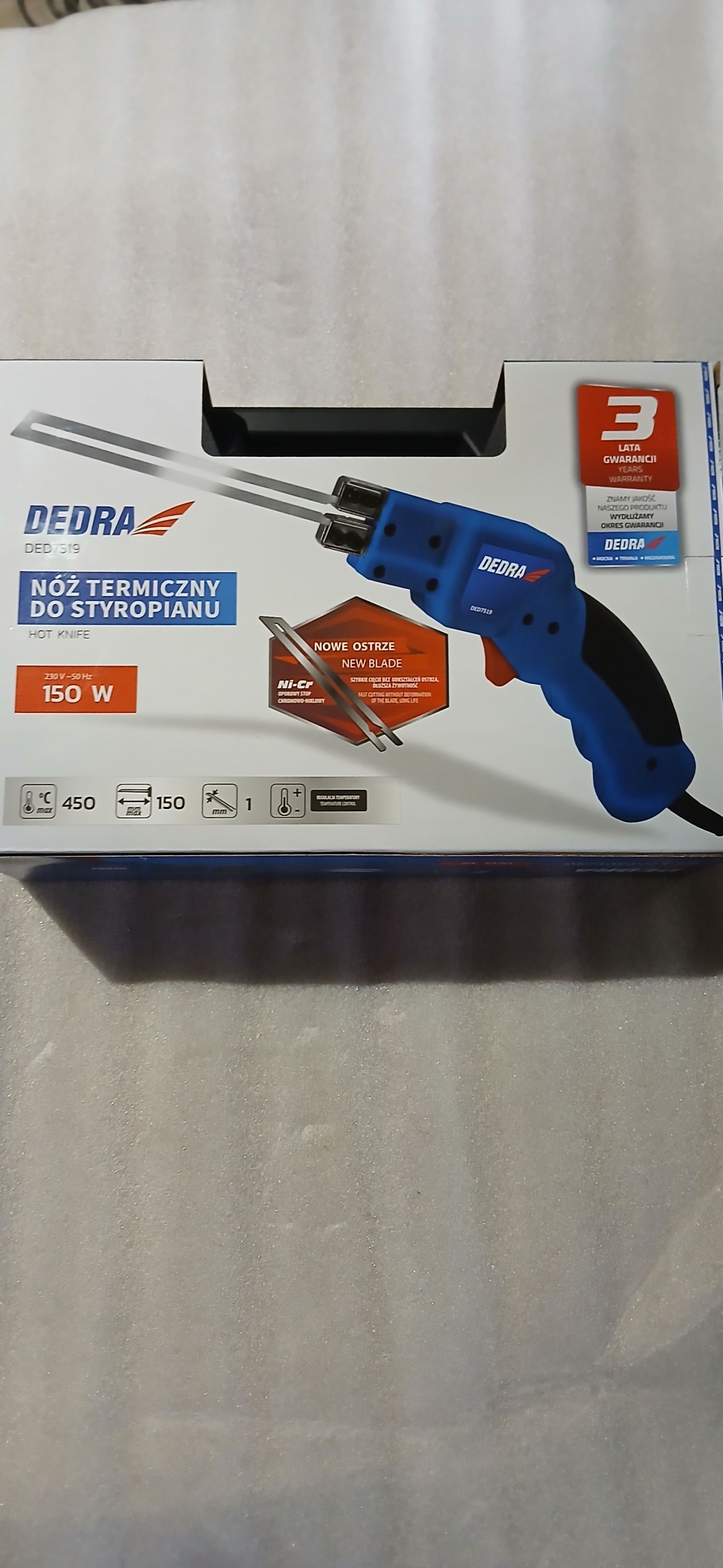 DEDRA Polisztirol vágó késes termék fő termékképe