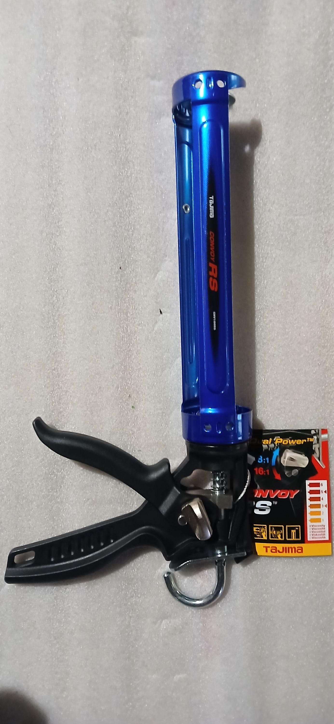 TAJIMA Convoy RS Kittkinyomó pisztoly 310 ml állítható nyomóerőkapcsolóval termék fő termékképe