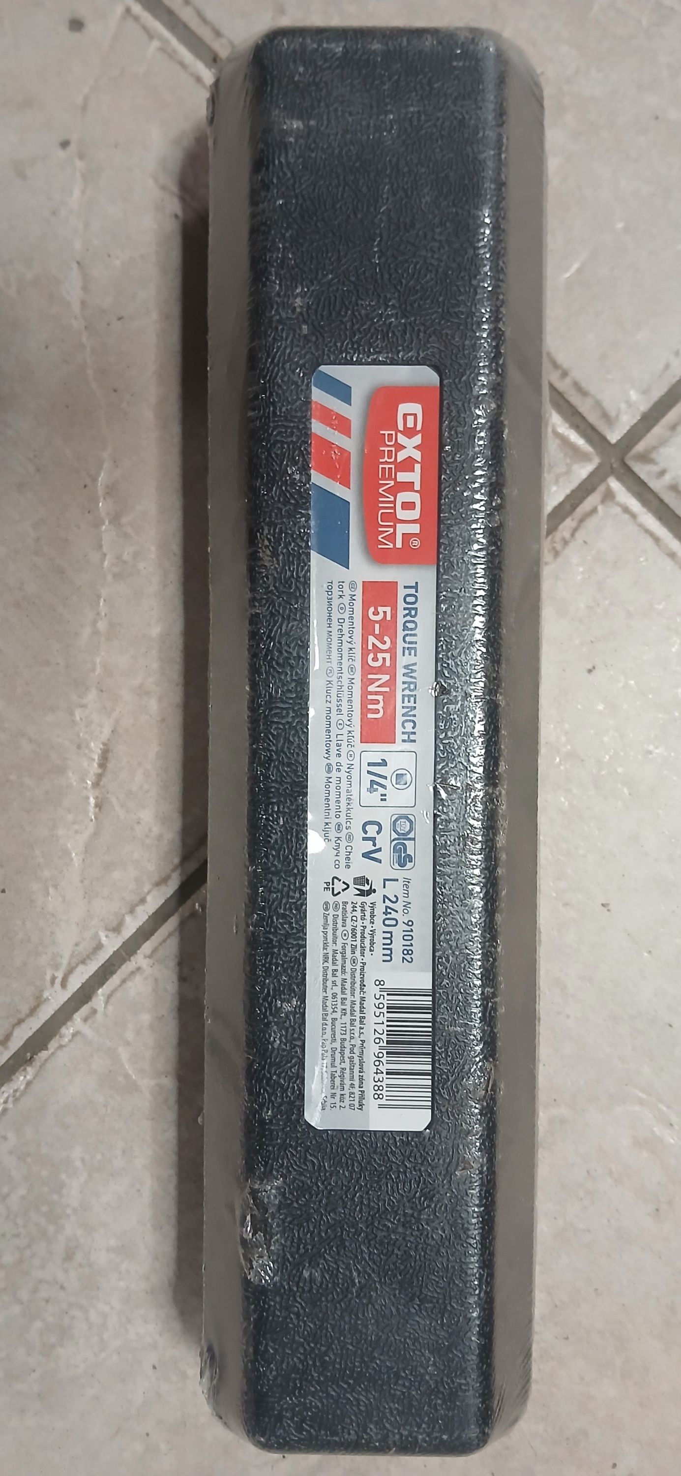 Extol Premium Nyomatékkulcs 1/4" 5-25 Nm termék fő termékképe