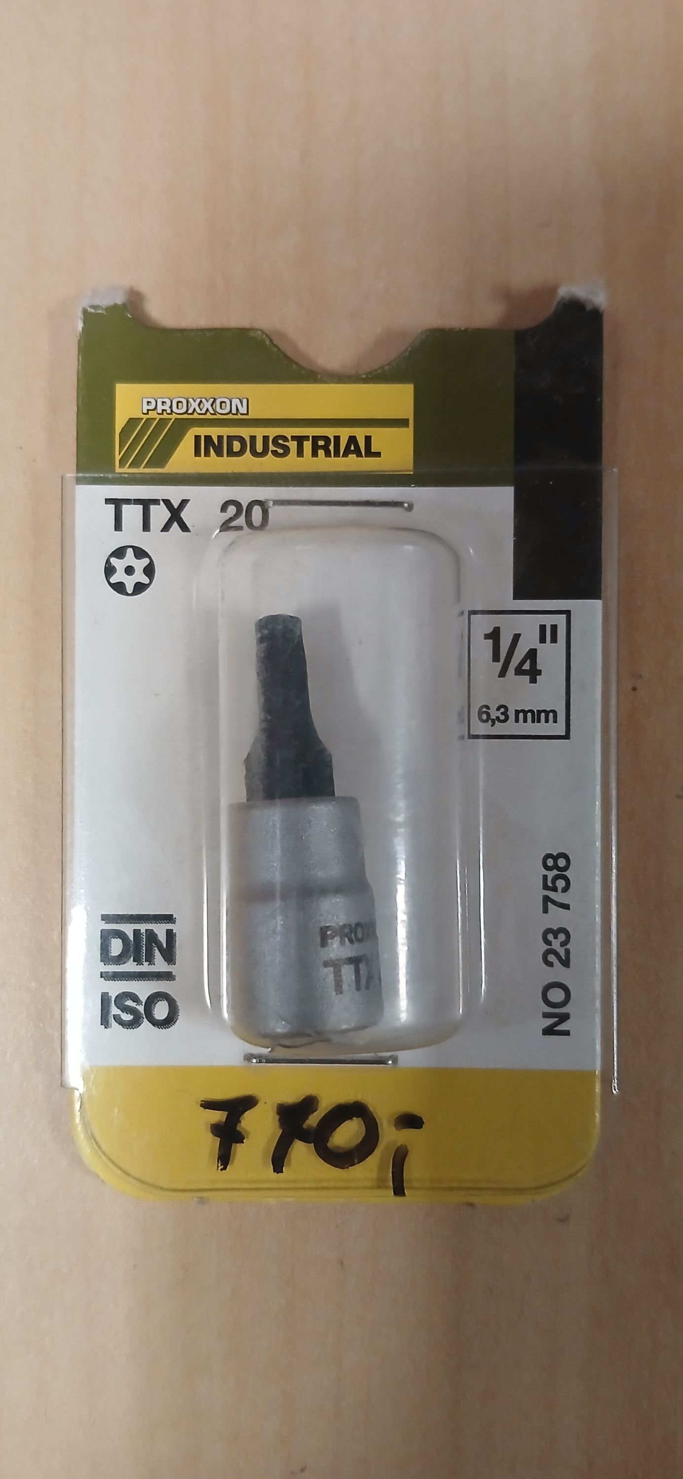 PROXXON INDUSTRIAL Proxxon Rátűző kulcs 1/4" TTX 20 Lyukas termék fő termékképe