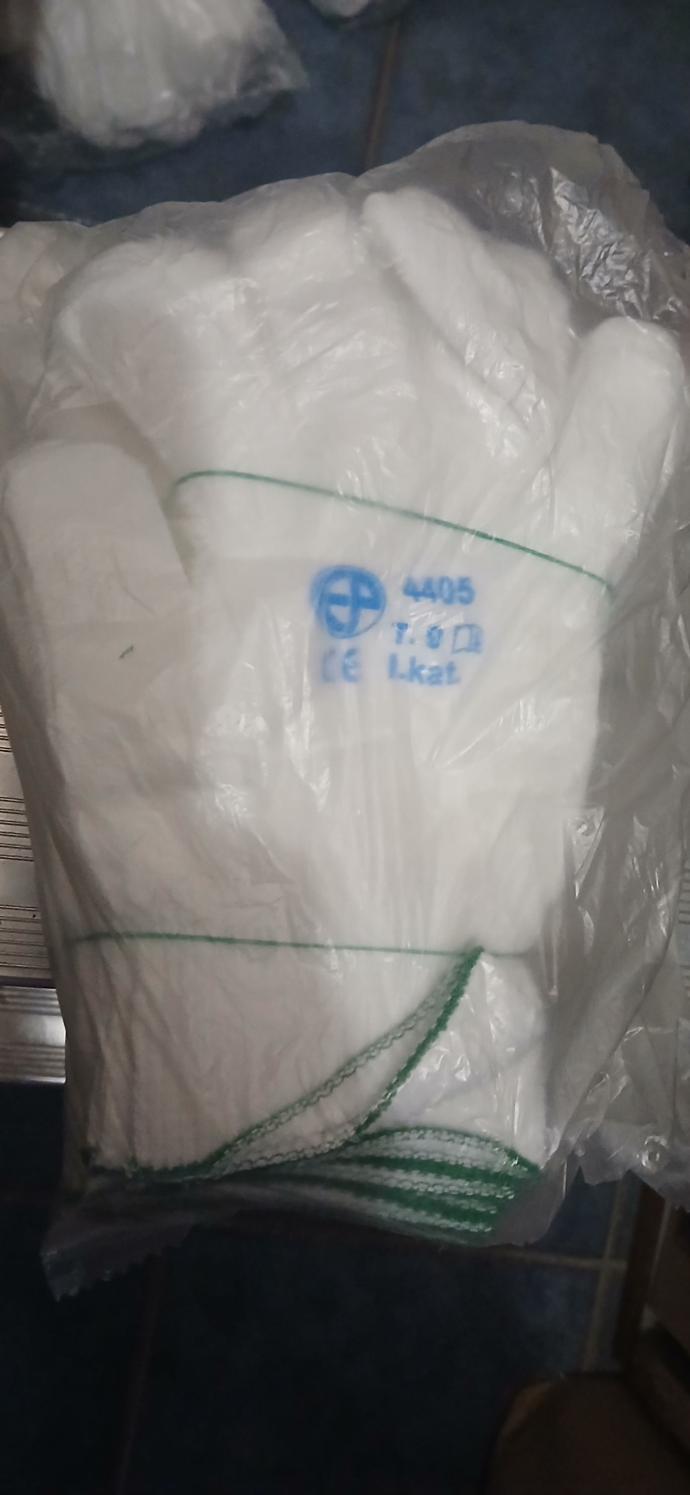 Cérnakesztyű Zöld mandzseta 9-es termék fő termékképe