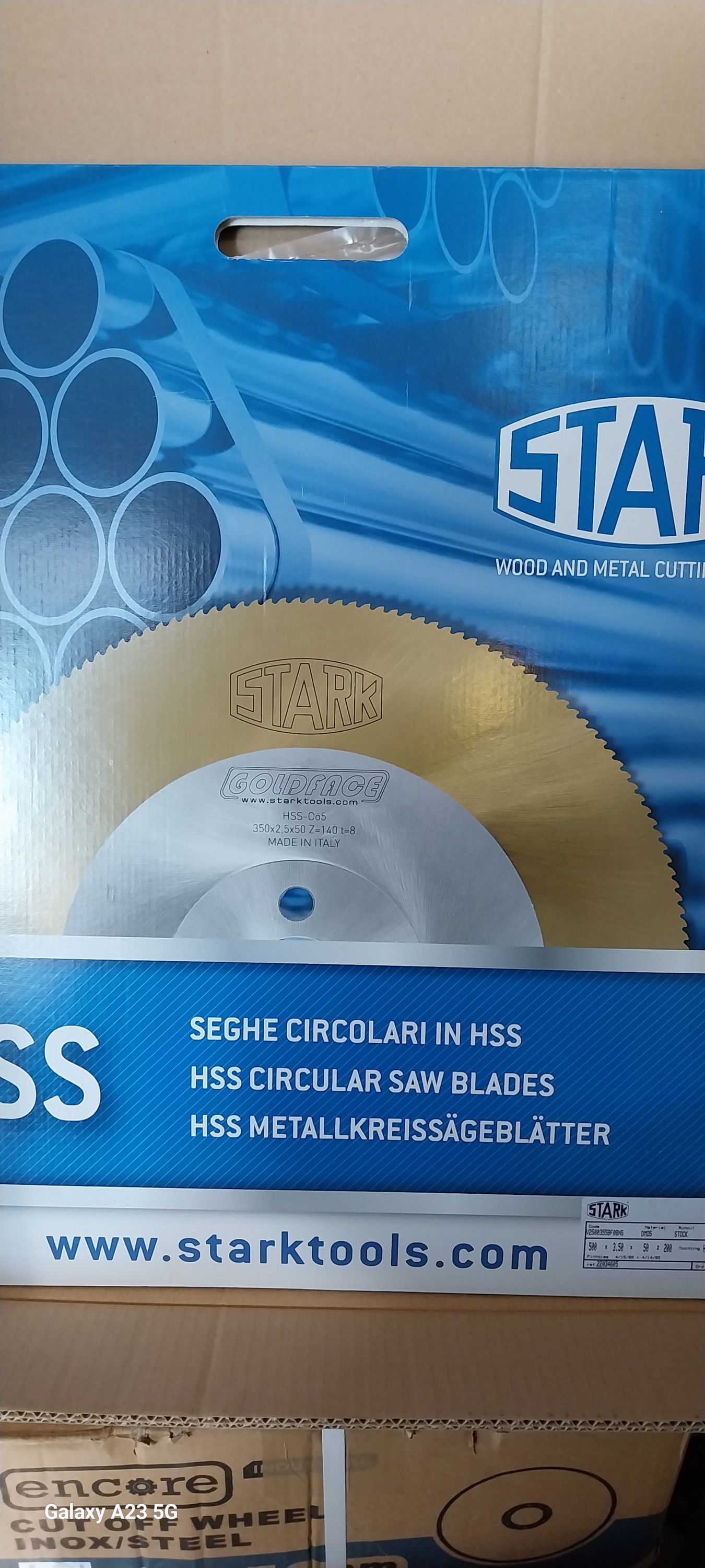 Fémkörfűrész nagy teljesítményű lap 500x3,5x50 termék fő termékképe