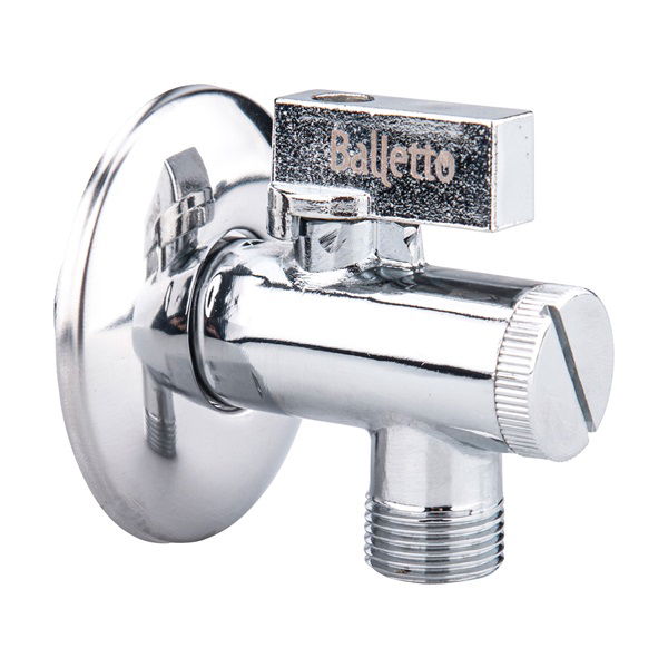 BALLETTO sarokszelep szűrőbetéttel, 1/2" - 1/2" termék fő termékképe