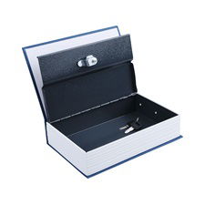 EXTOL c, könyv típusú, 2db kulccsal, változó színekben, festett acél, műanyag/papír borítás ; 245×155×55mm termék fő termékképe