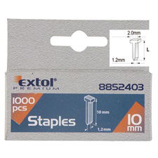 EXTOL Szeg fejjel profi tűzőgéphez 1000db ; 12mm (2,0×1,2×0,52mm) termék fő termékképe